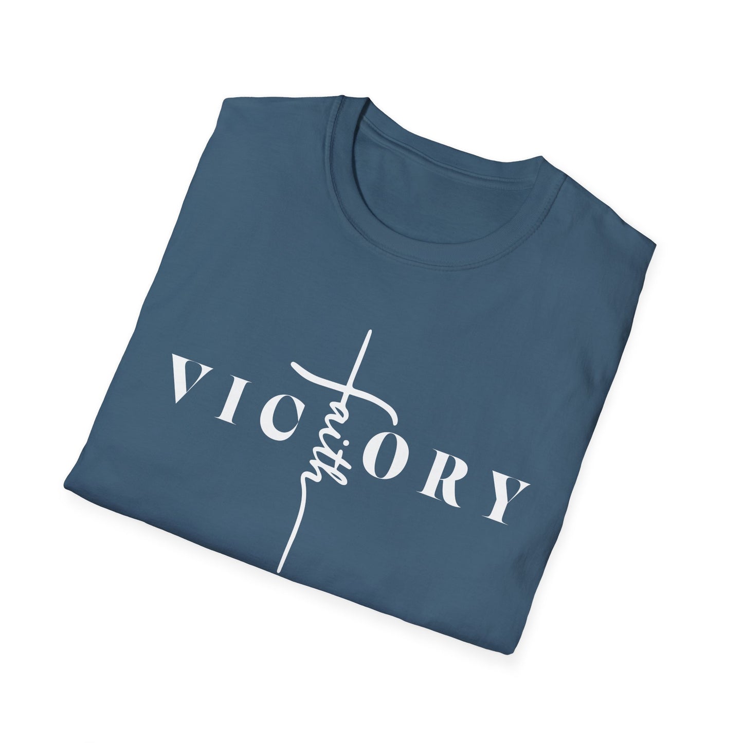 Faith & Victory Unisex Softstyle T-Shirt - Spiritual Inspirational Tee