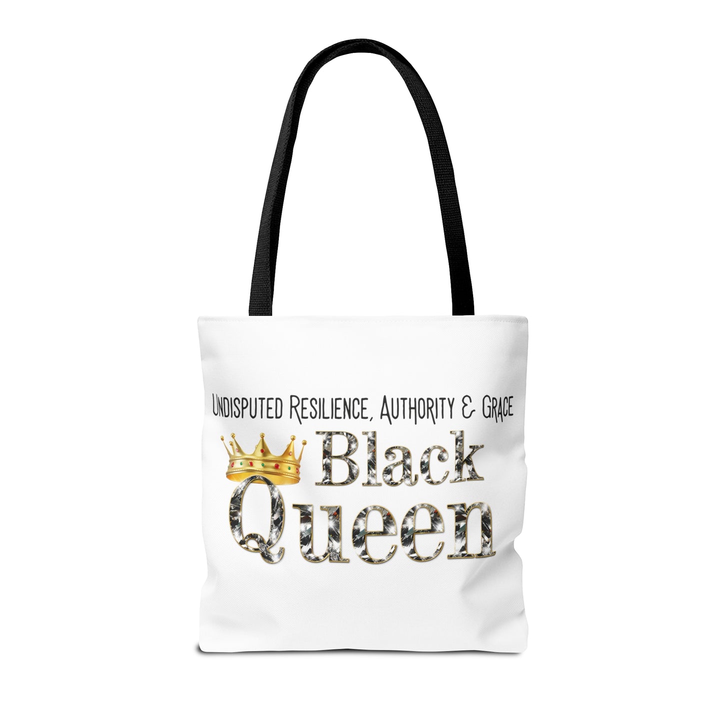 Black Queen Tote Bag (AOP)