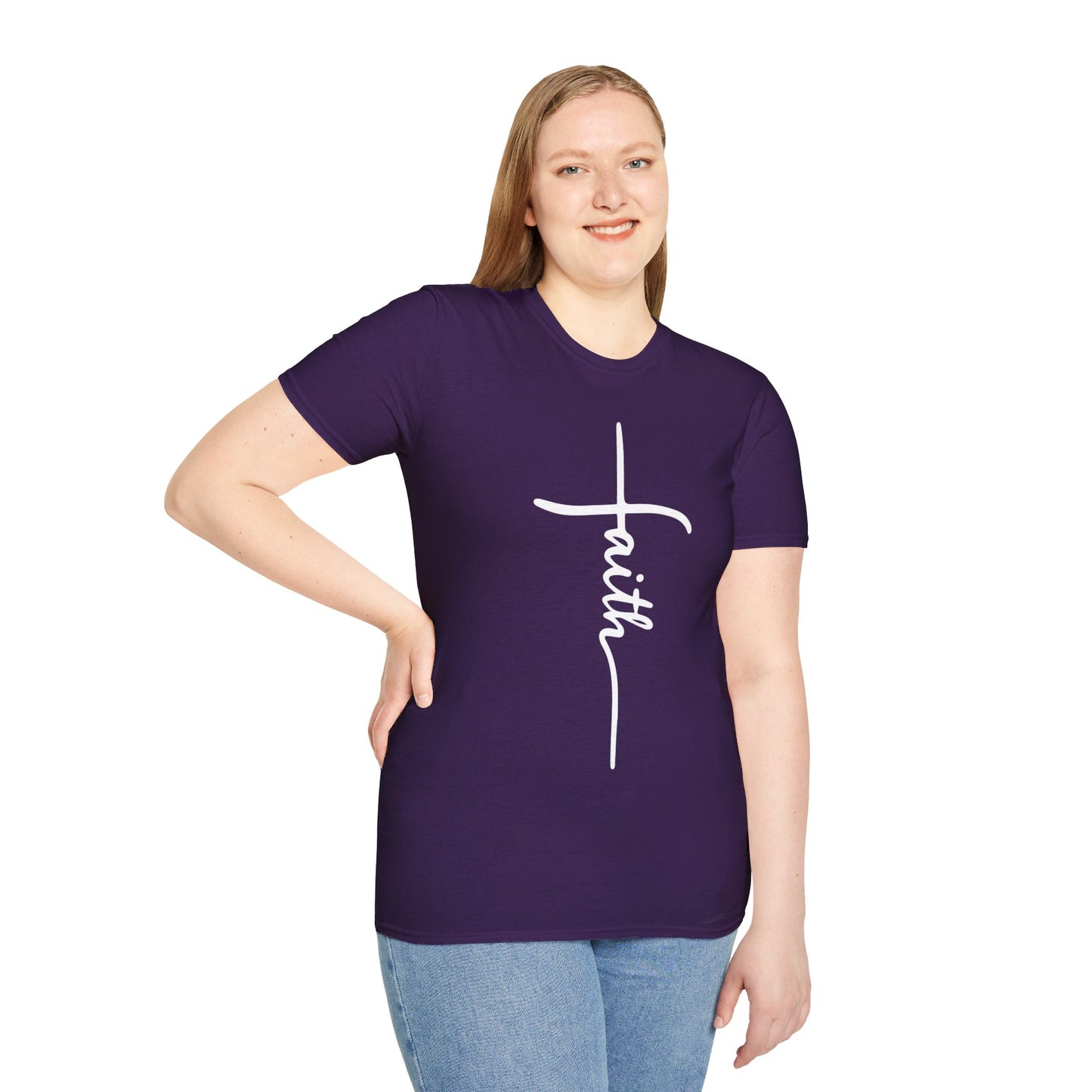 Faith Cross Unisex Softstyle T-Shirt