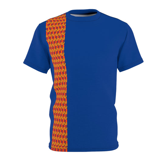 Kente print Unisex Cut & Sew Tee (AOP)