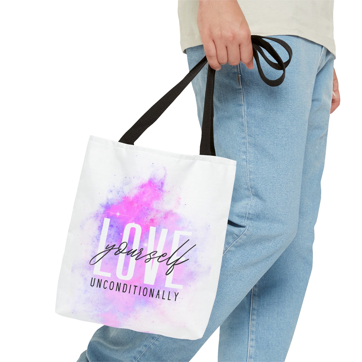 Love Unconditionally Tote Bag (AOP)