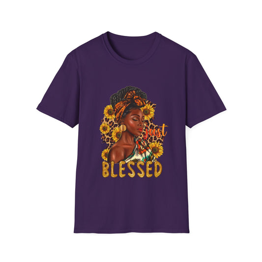 Just Blessed Unisex Softstyle T-Shirt