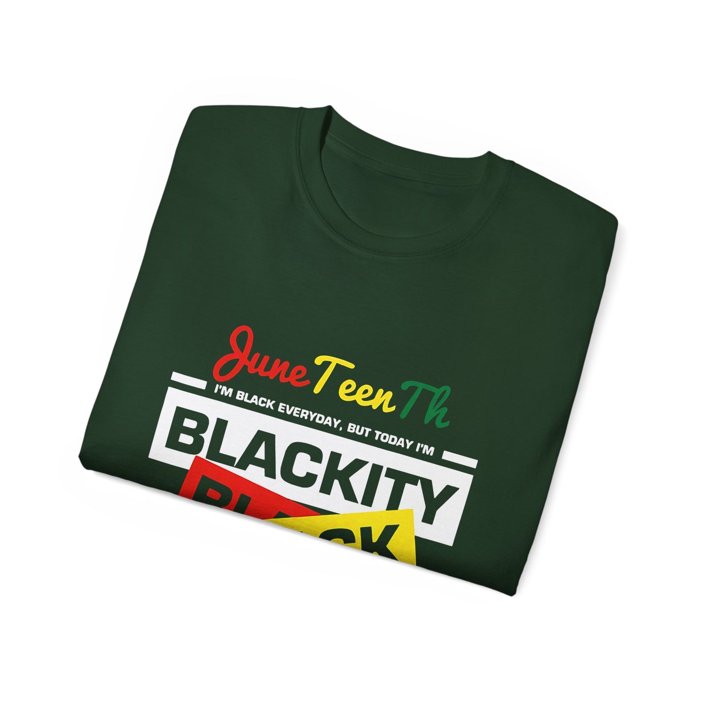 Juneteenth Celebration Tee - Blackity Black Design