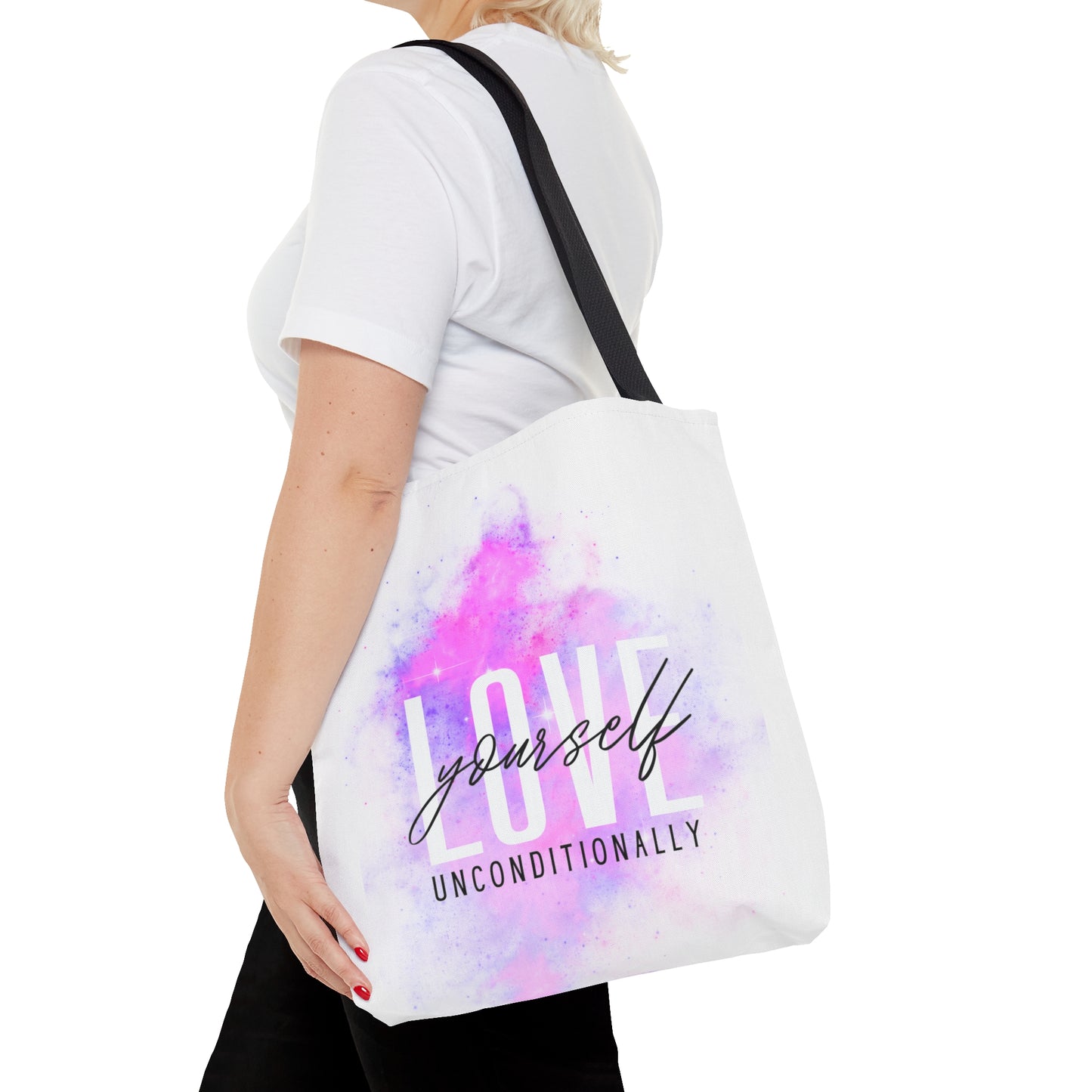 Love Unconditionally Tote Bag (AOP)