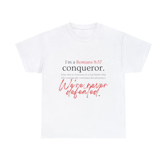 More than a Conqueror Unisex Heavy Cotton Tee