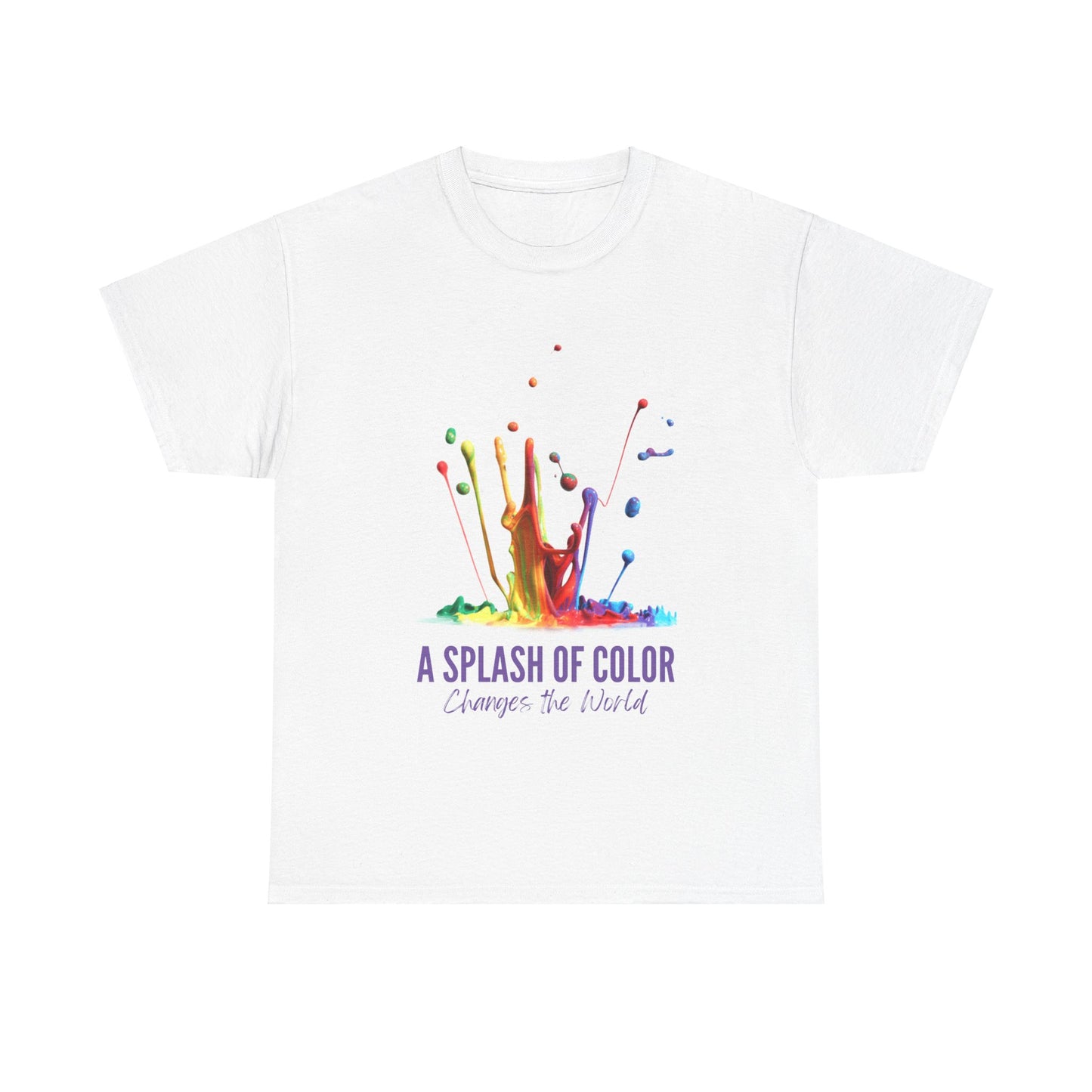 A Splash of Color Unisex Heavy Cotton Tee