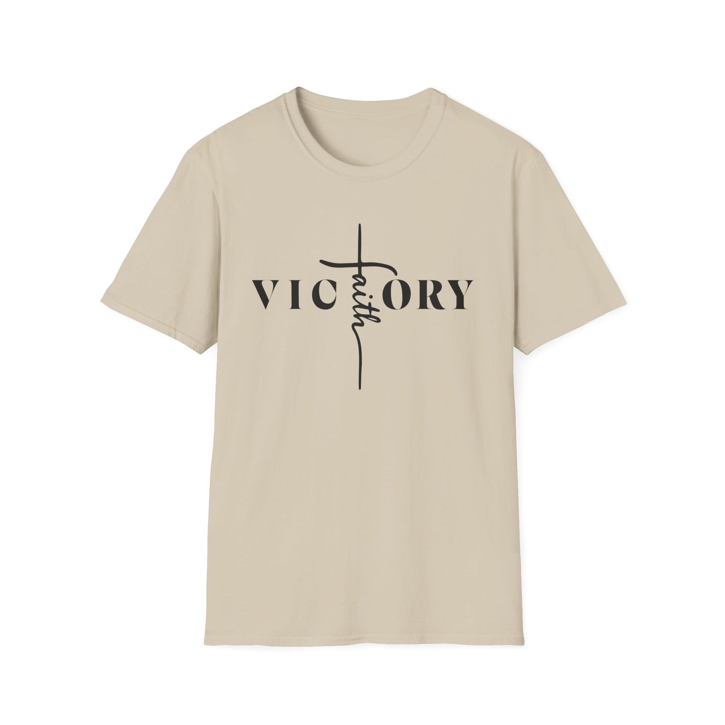 Faith & Victory Unisex Softstyle T-Shirt - Spiritual Inspirational Tee