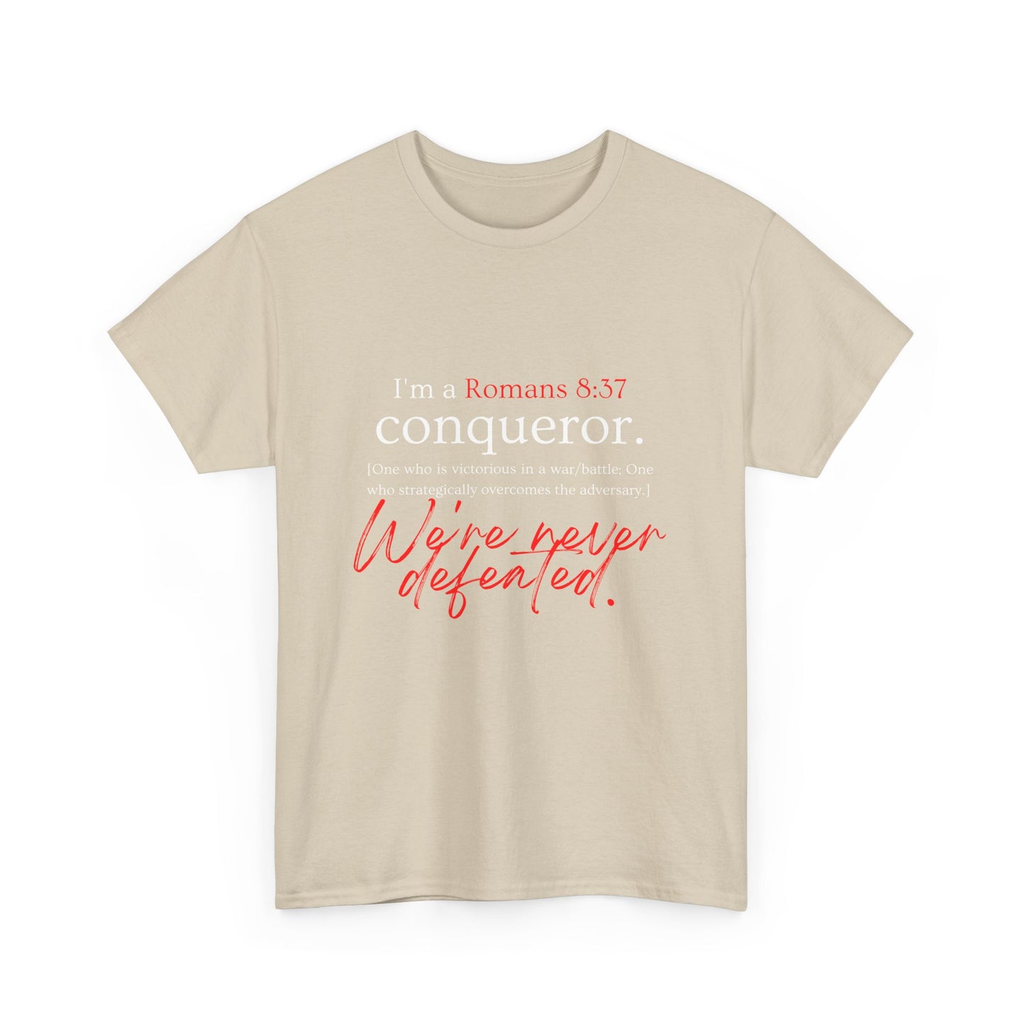 More than a Conqueror Unisex Heavy Cotton Tee