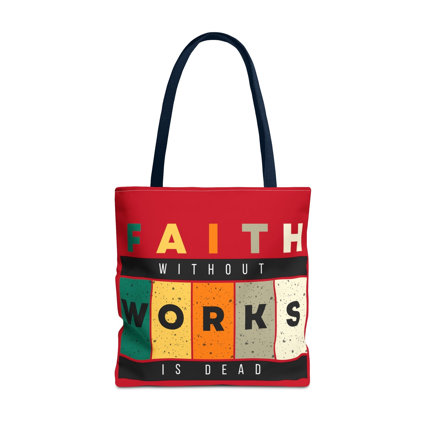 Faith Works Tote Bag (AOP)