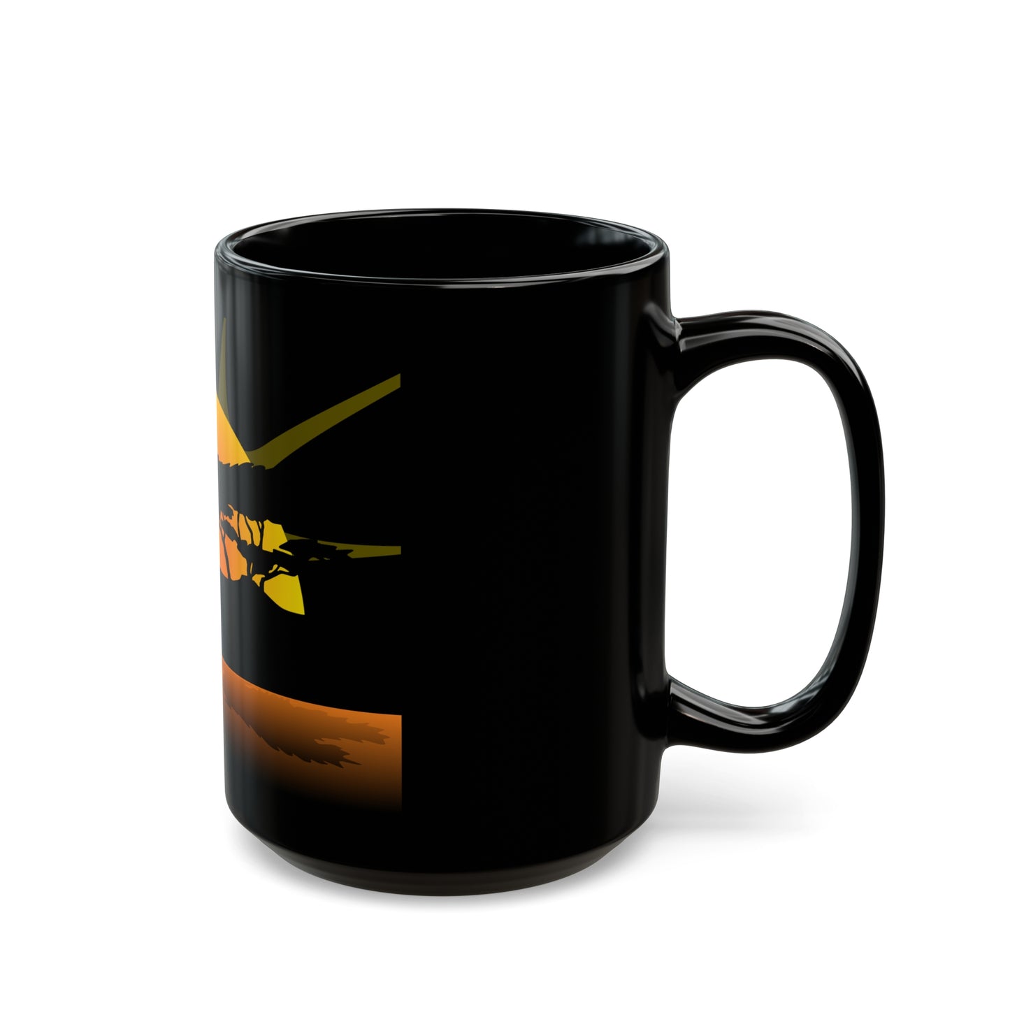 African Sunset Black Mug (11oz, 15oz)