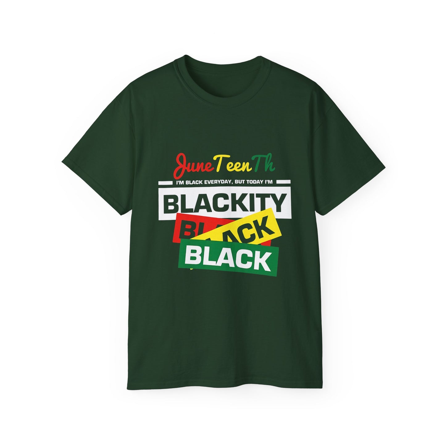 Juneteenth Celebration Tee - Blackity Black Design