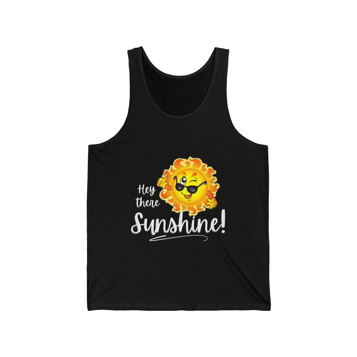 Hey Sunshine Unisex Jersey Tank