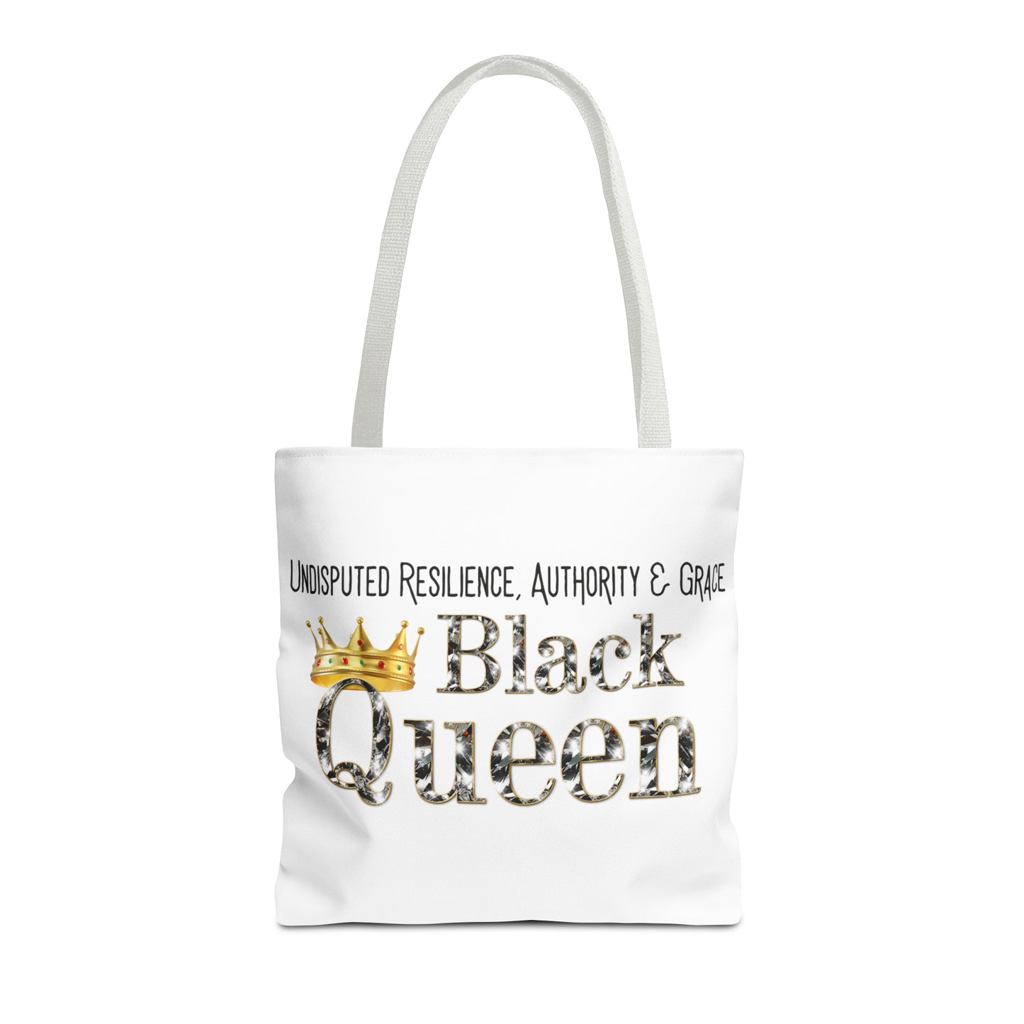 Black Queen Tote Bag (AOP)