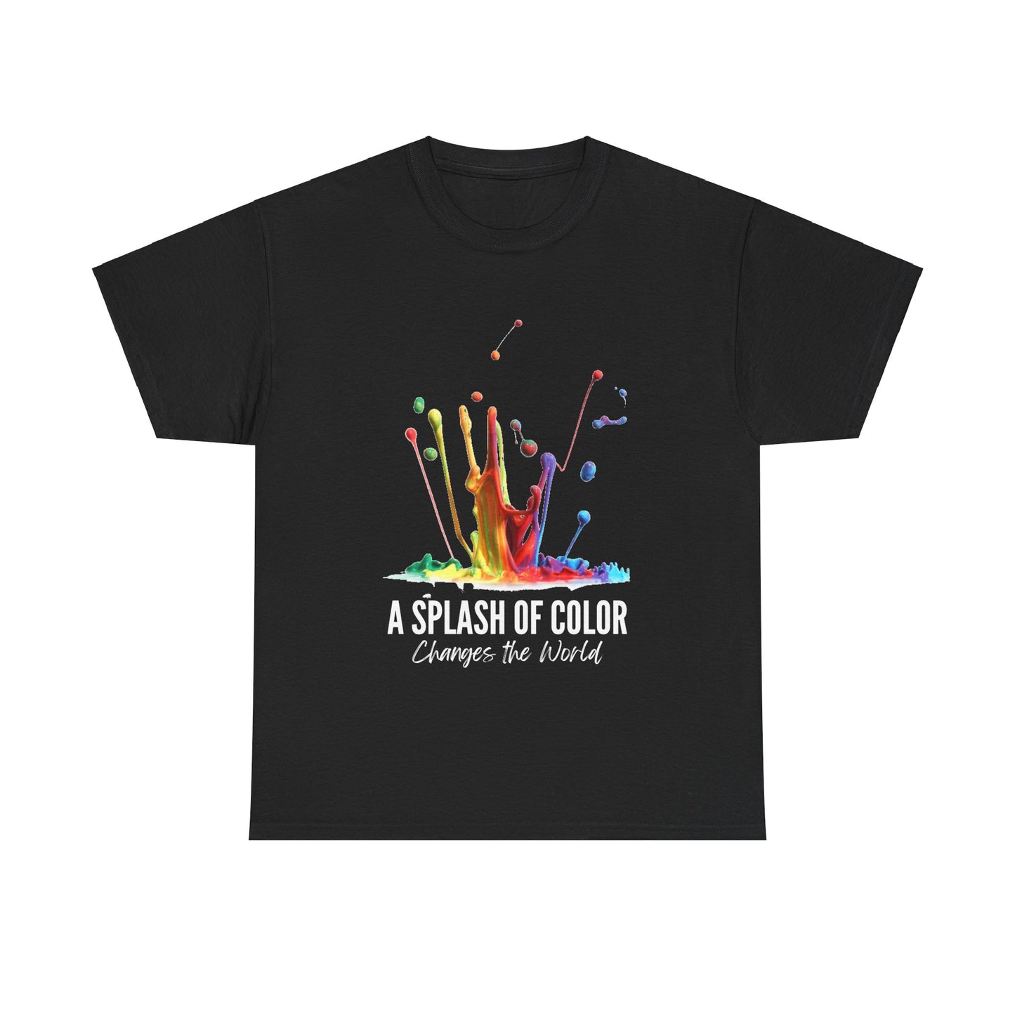 A Splash of Color Unisex Heavy Cotton Tee