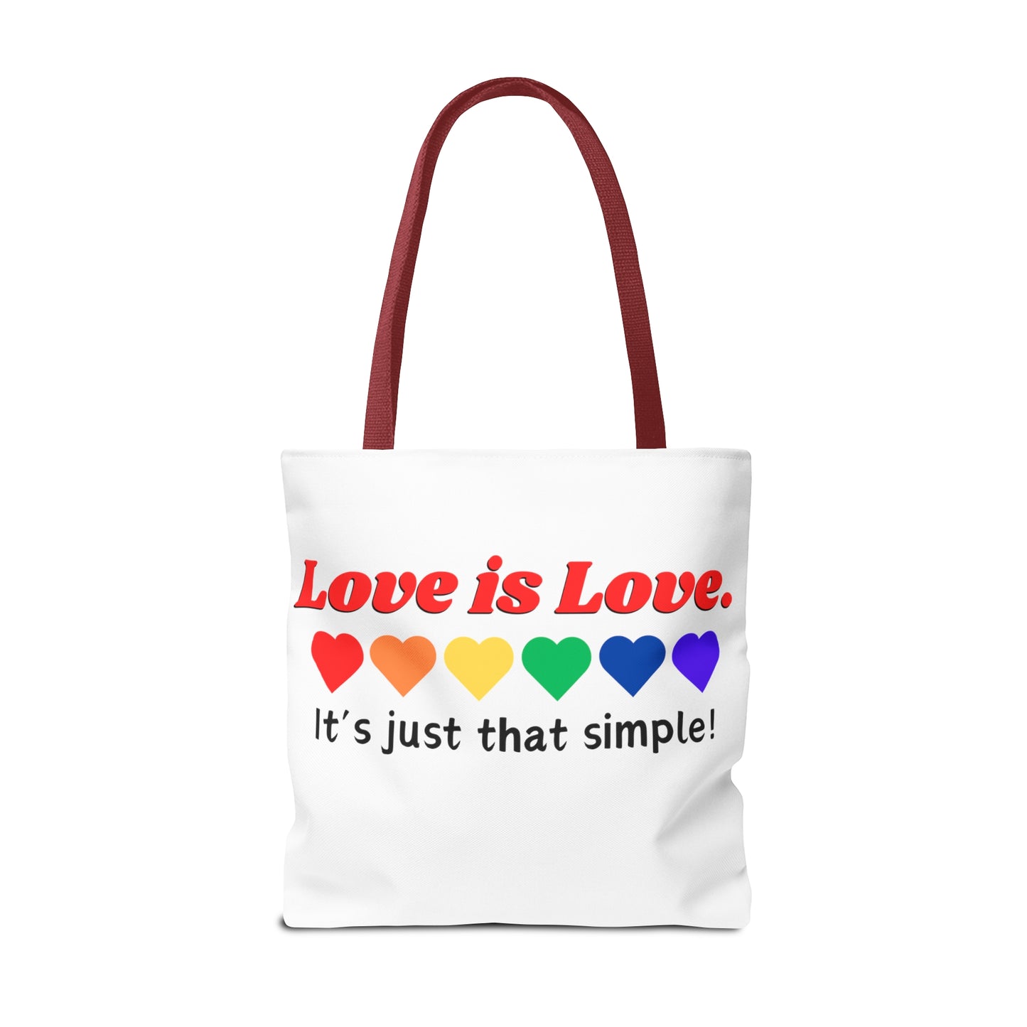 Love is Love Tote Bag (AOP)