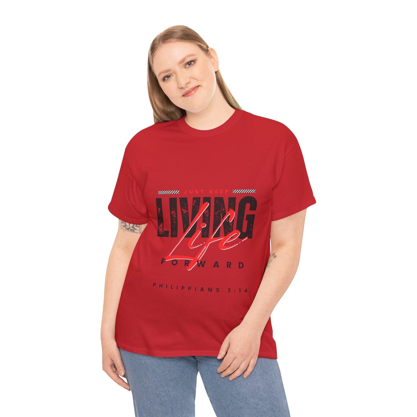 Living Life Forward Unisex Heavy Cotton Tee