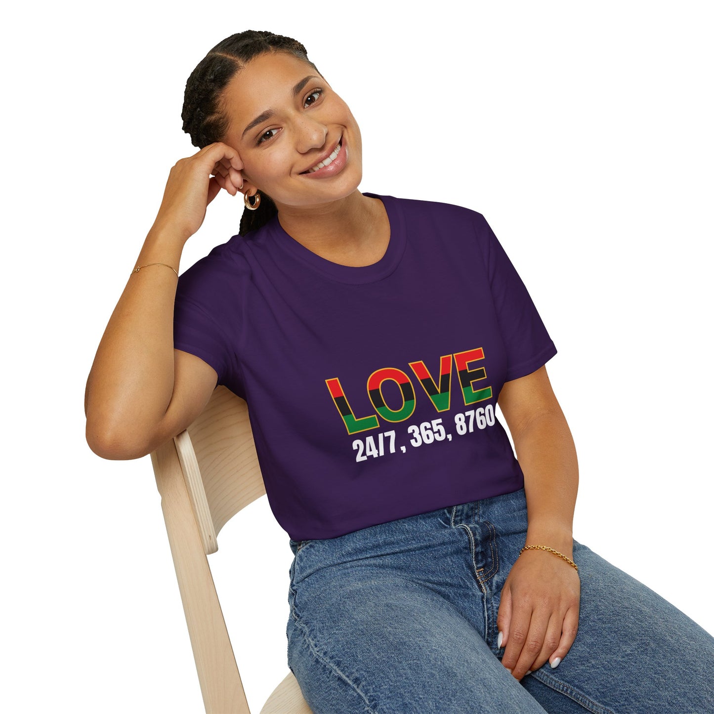Love All Year Unisex Softstyle T-Shirt | Casual Wear, Gift for Her, Gift for Him, Love Shirt, Everyday Outfit