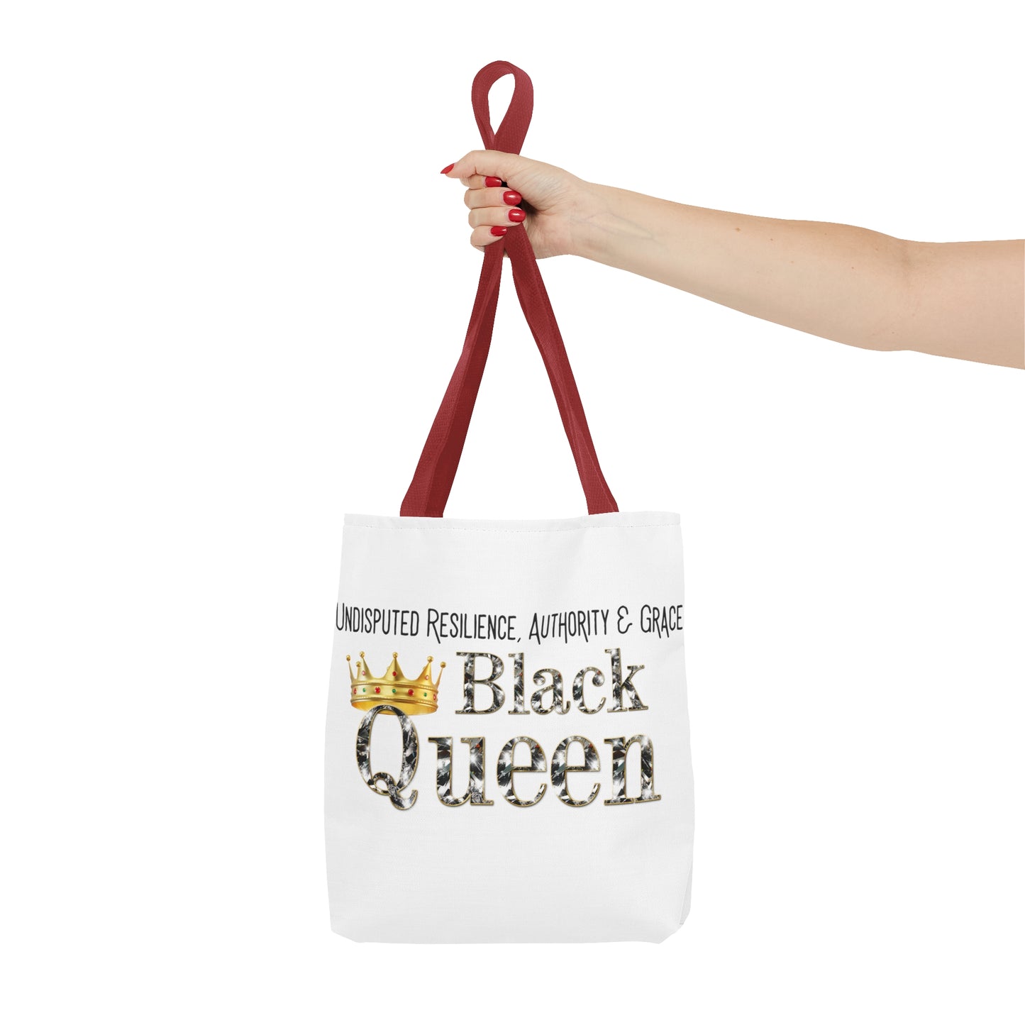 Black Queen Tote Bag (AOP)