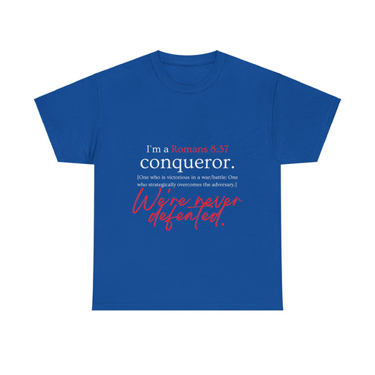 More than a Conqueror Unisex Heavy Cotton Tee