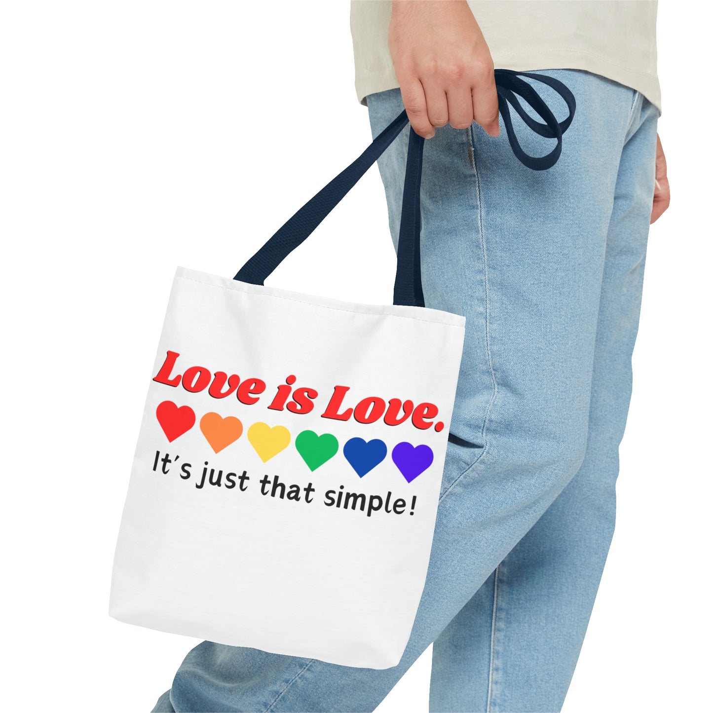 Love is Love Tote Bag (AOP)