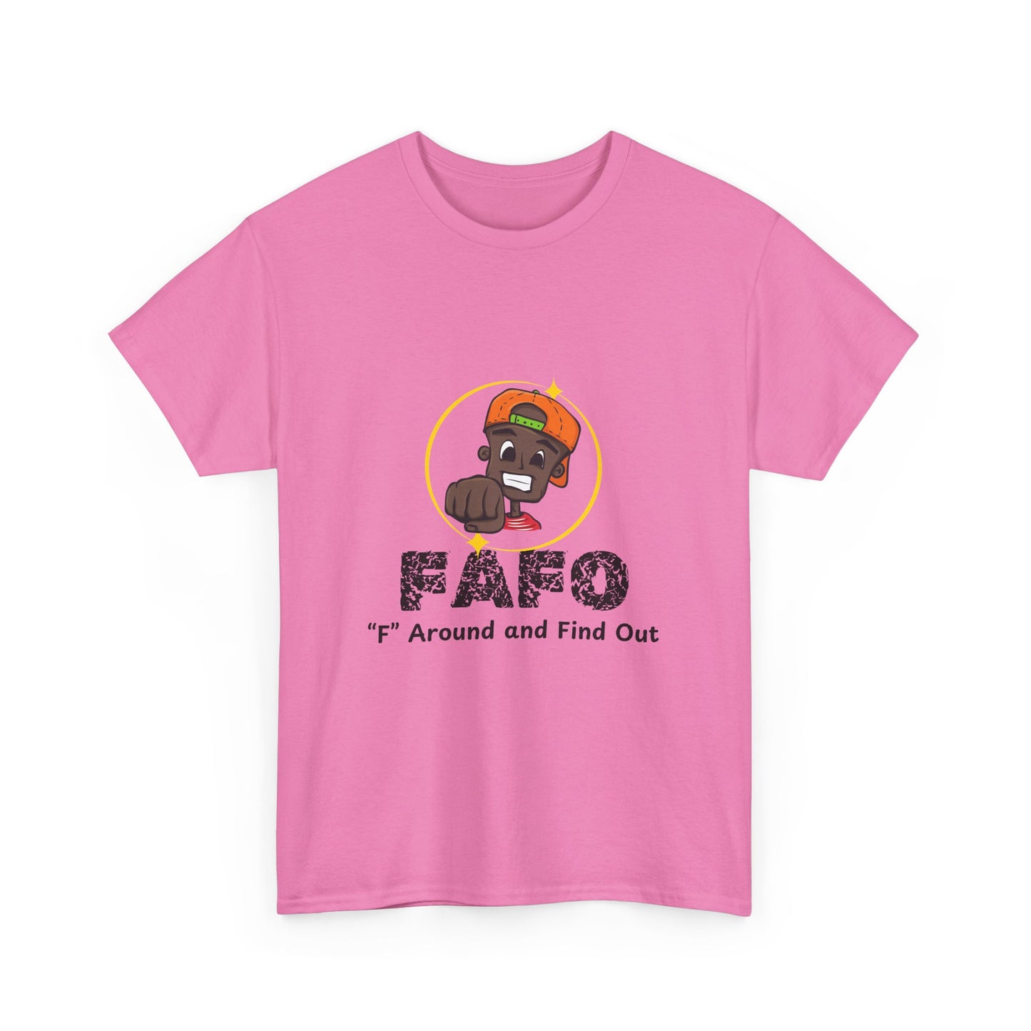 F.A.F.O. Unisex Heavy Cotton Tee - Casual Graphic T-Shirt for Fun Expression