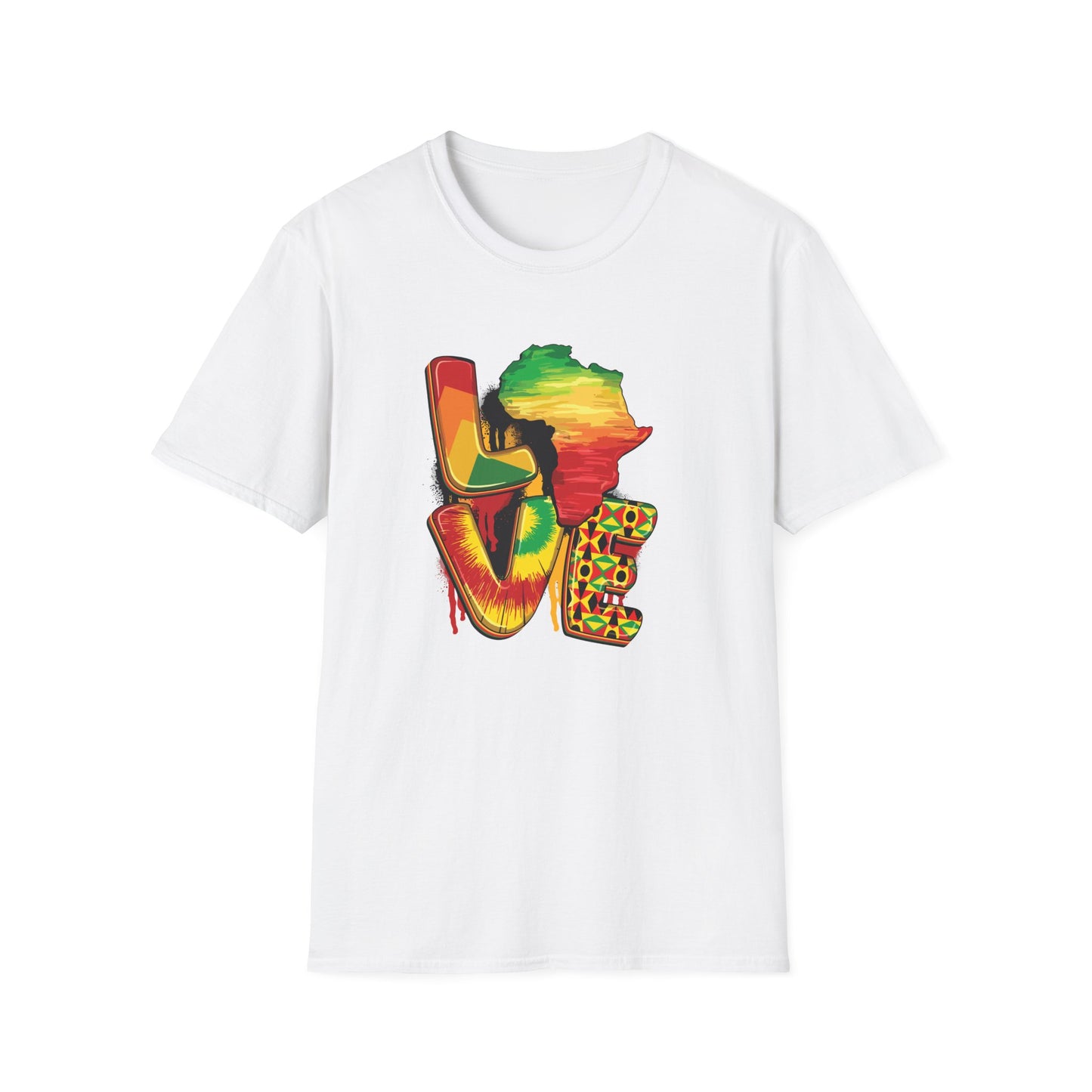 Black Love Unisex Softstyle T-Shirt