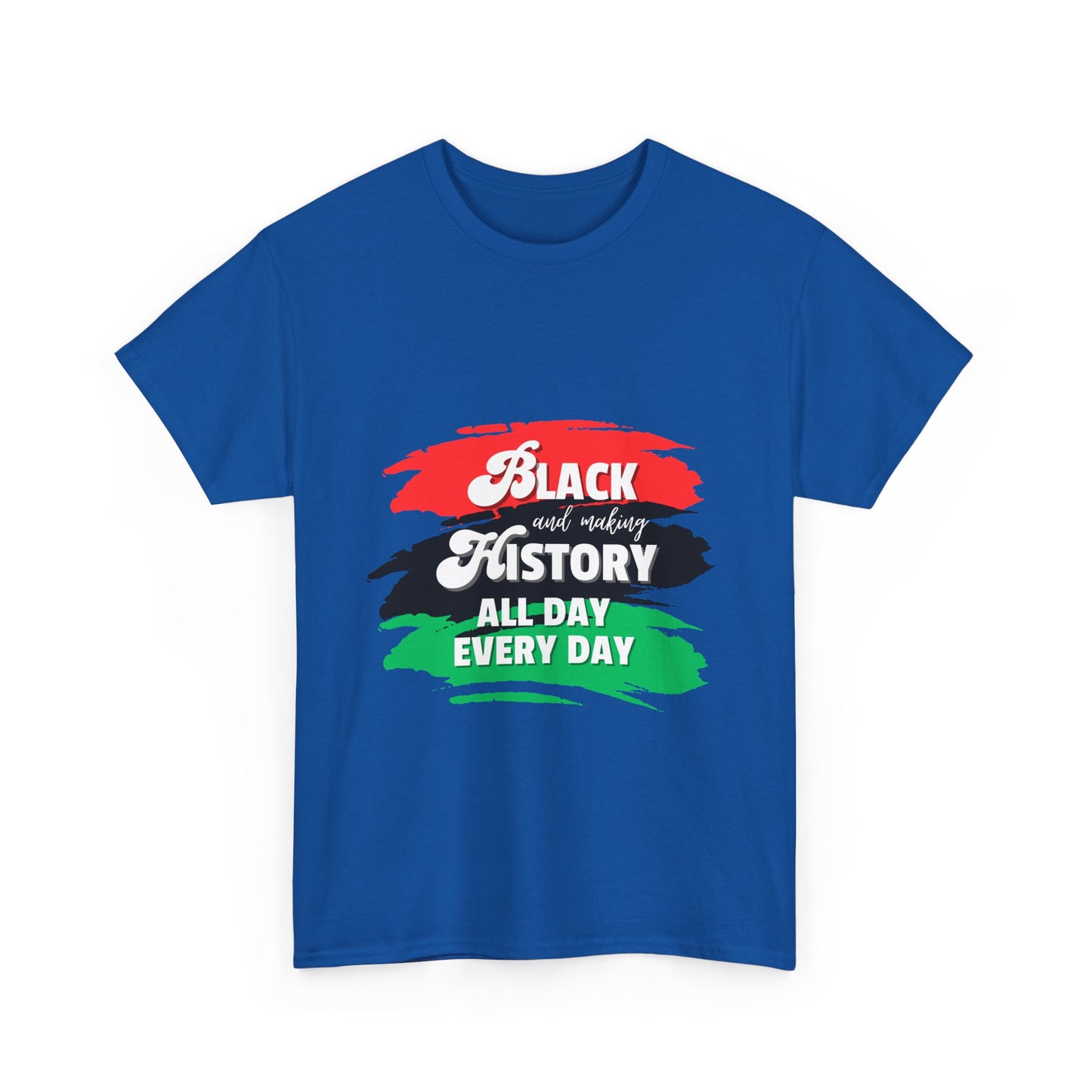 Black History Celebration Unisex Heavy Cotton Tee - All Day Every Day