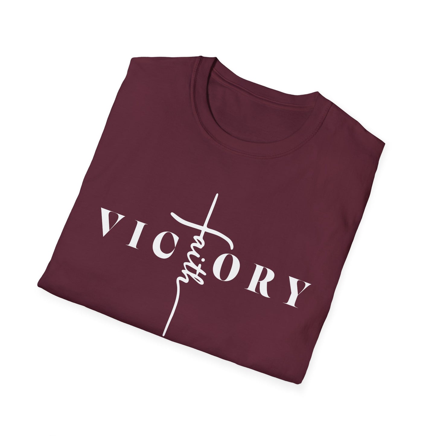 Faith & Victory Unisex Softstyle T-Shirt - Spiritual Inspirational Tee