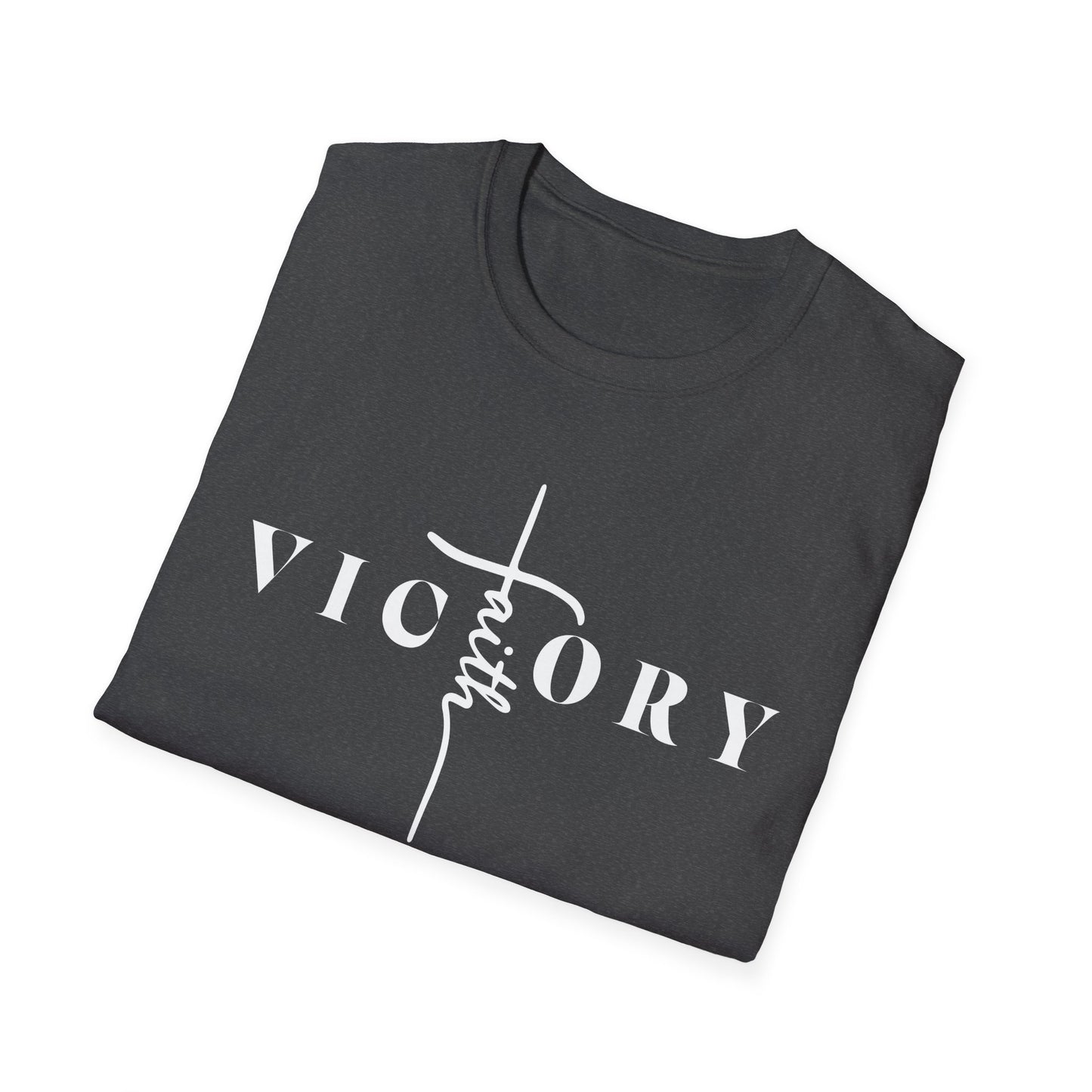 Faith & Victory Unisex Softstyle T-Shirt - Spiritual Inspirational Tee