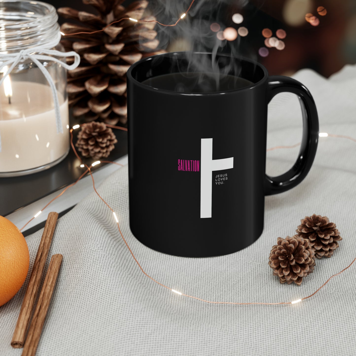 Salvation Black Mug (11oz, 15oz)