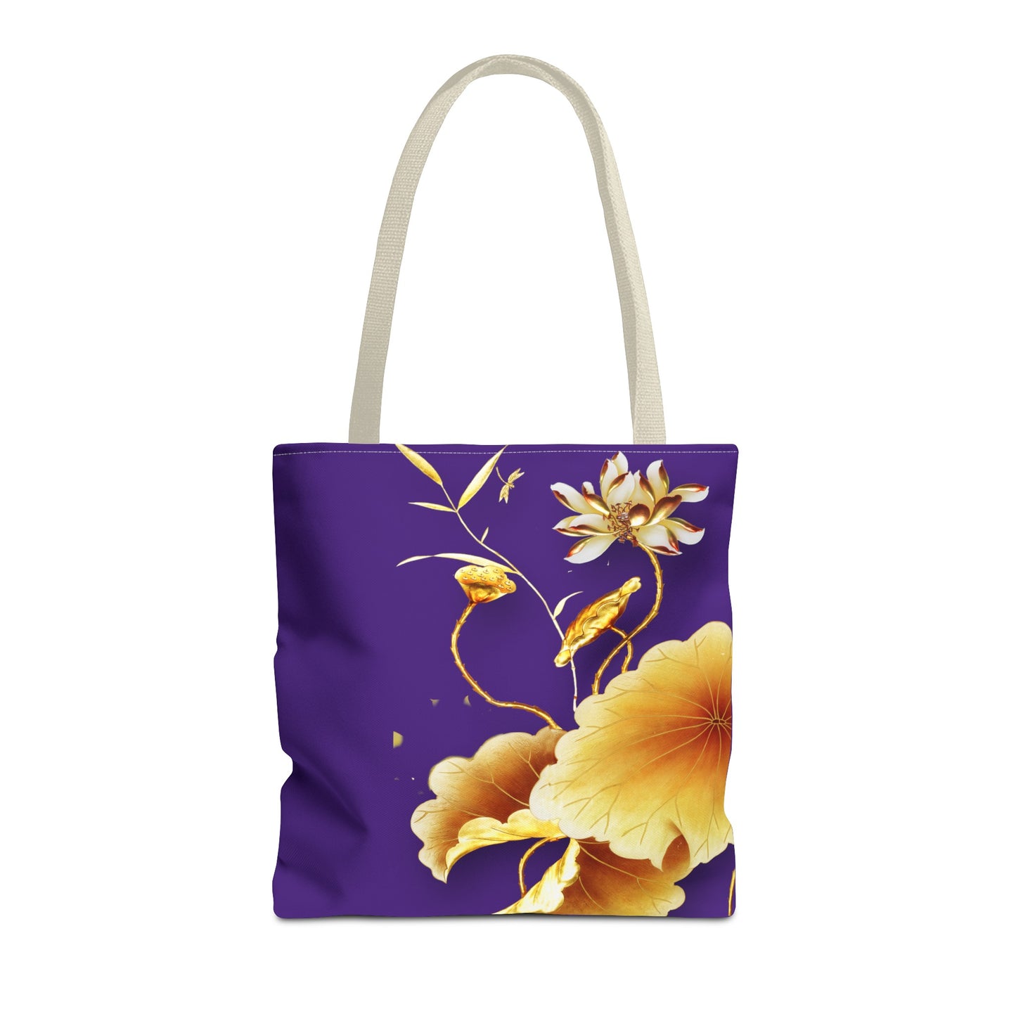 Golden Flower Tote Bag (AOP)