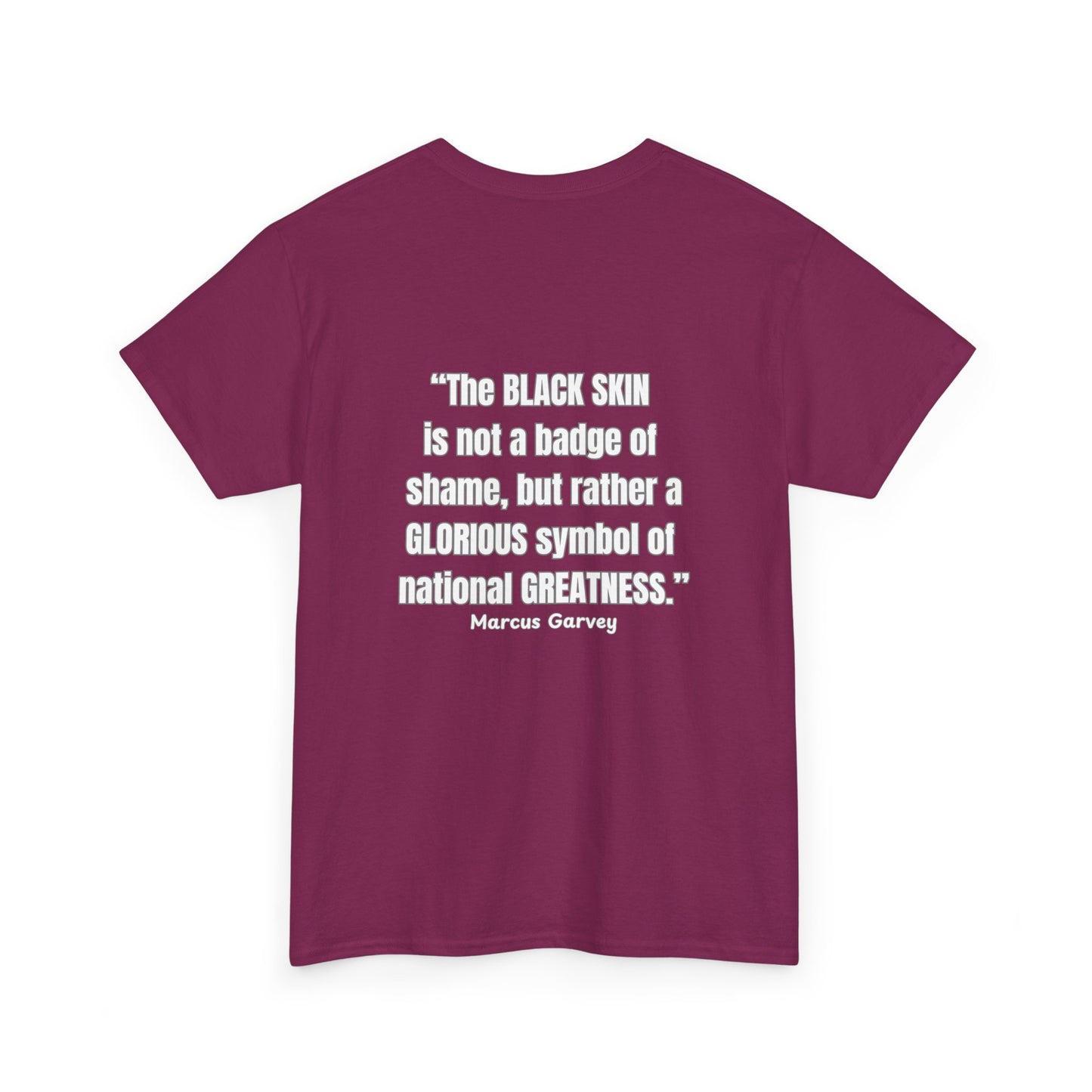 Words Have Power (Garvey) - Unisex Heavy Cotton Tee