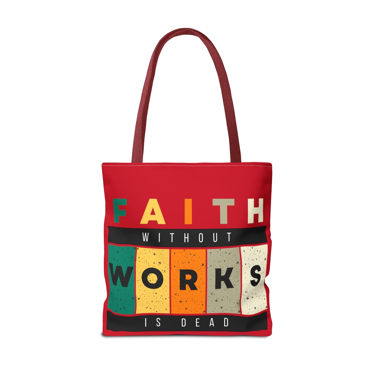 Faith Works Tote Bag (AOP)