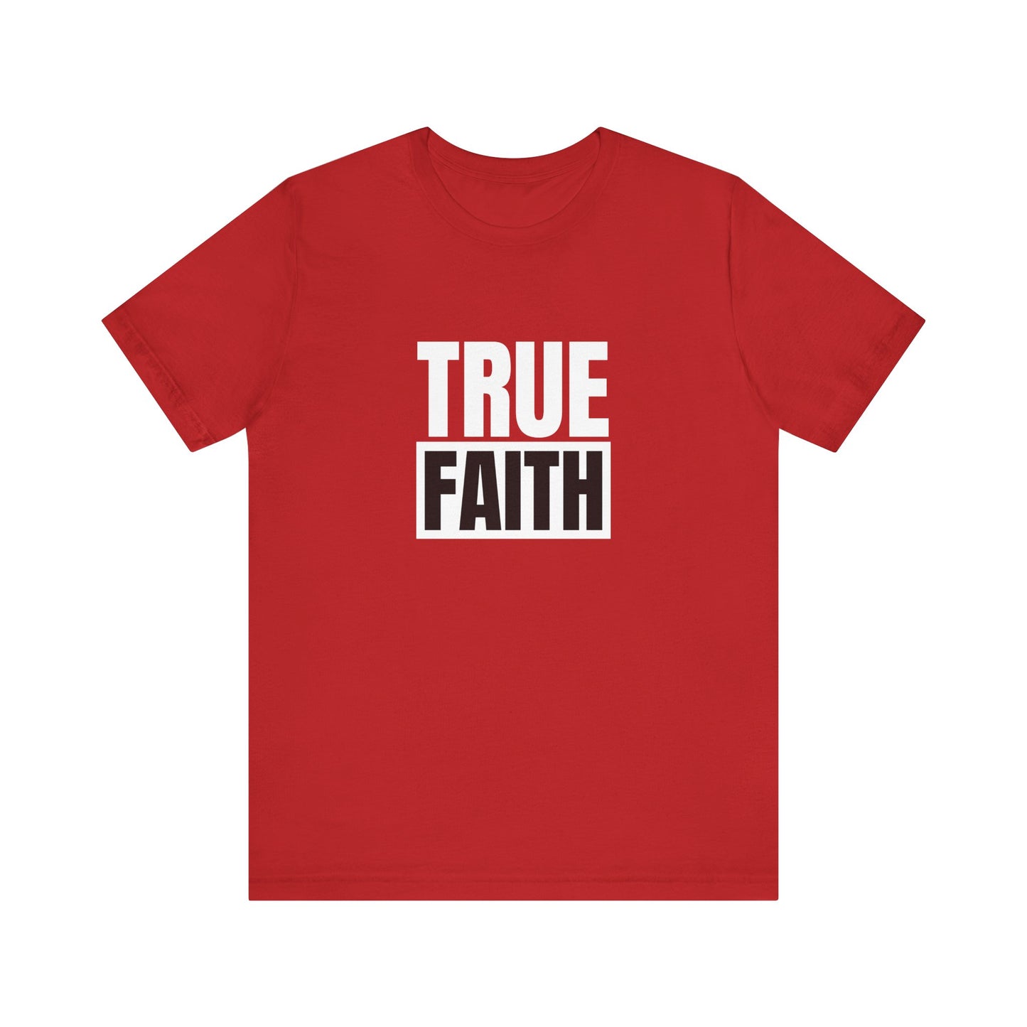 Faith Unisex Jersey Short Sleeve Tee - Inspirational T-Shirt for Everyday Wear