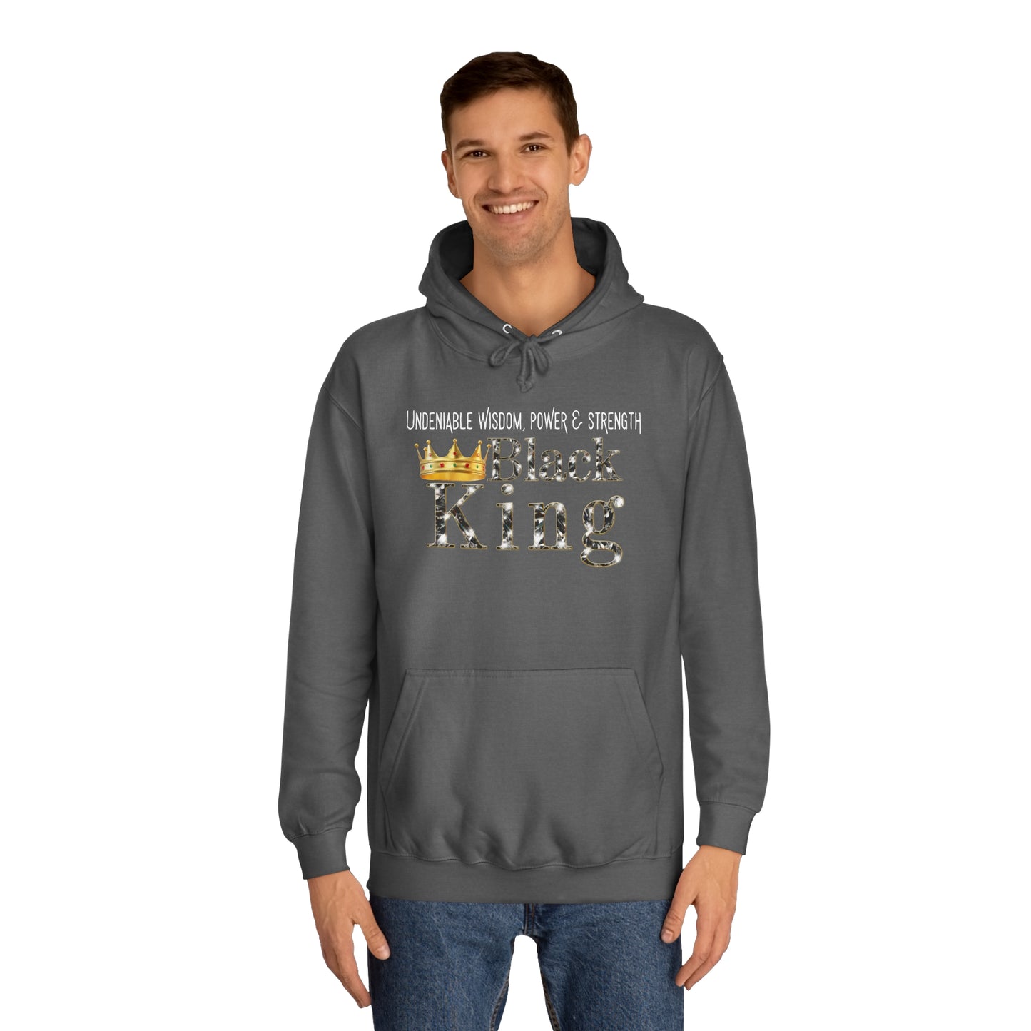 Black Royalty Unisex College Hoodie