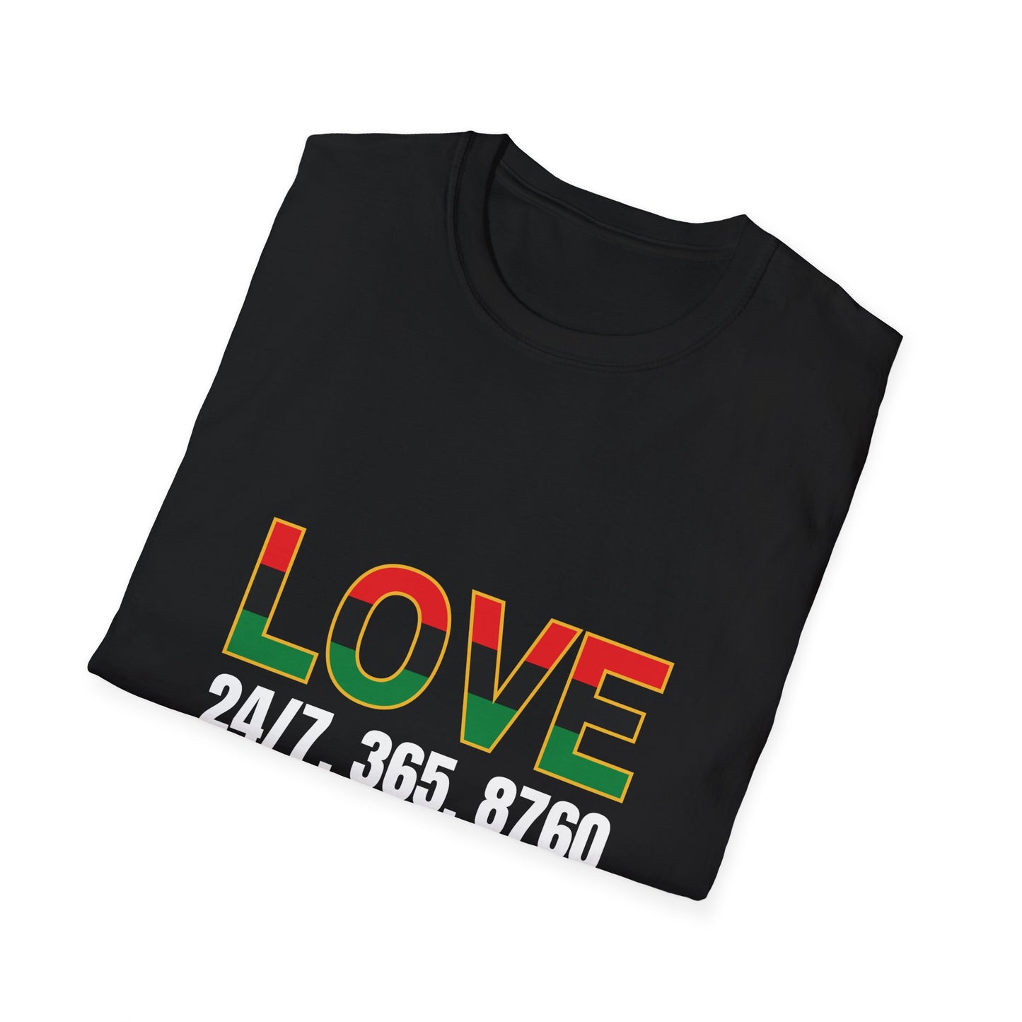 Love All Year Unisex Softstyle T-Shirt | Casual Wear, Gift for Her, Gift for Him, Love Shirt, Everyday Outfit
