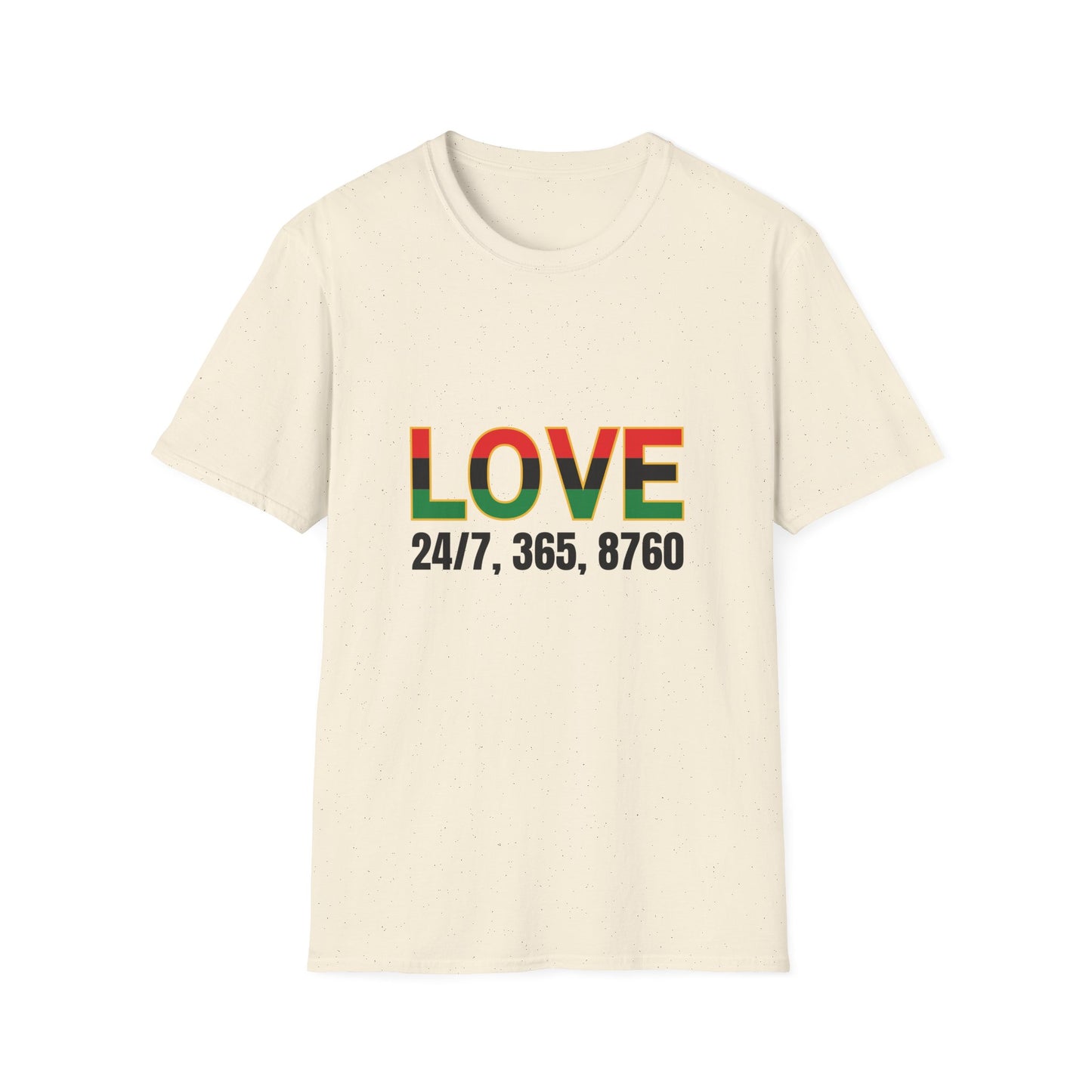 Love All Year Unisex Softstyle T-Shirt | Casual Wear, Gift for Her, Gift for Him, Love Shirt, Everyday Outfit