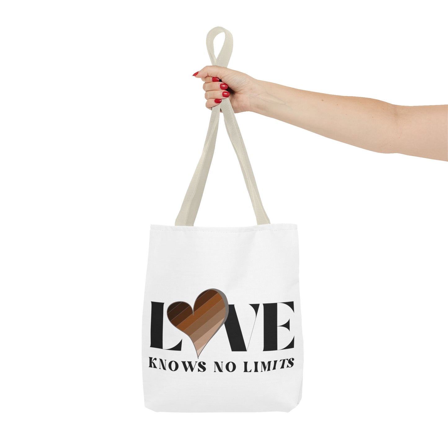 Love Knows No Limits Tote Bag (AOP)