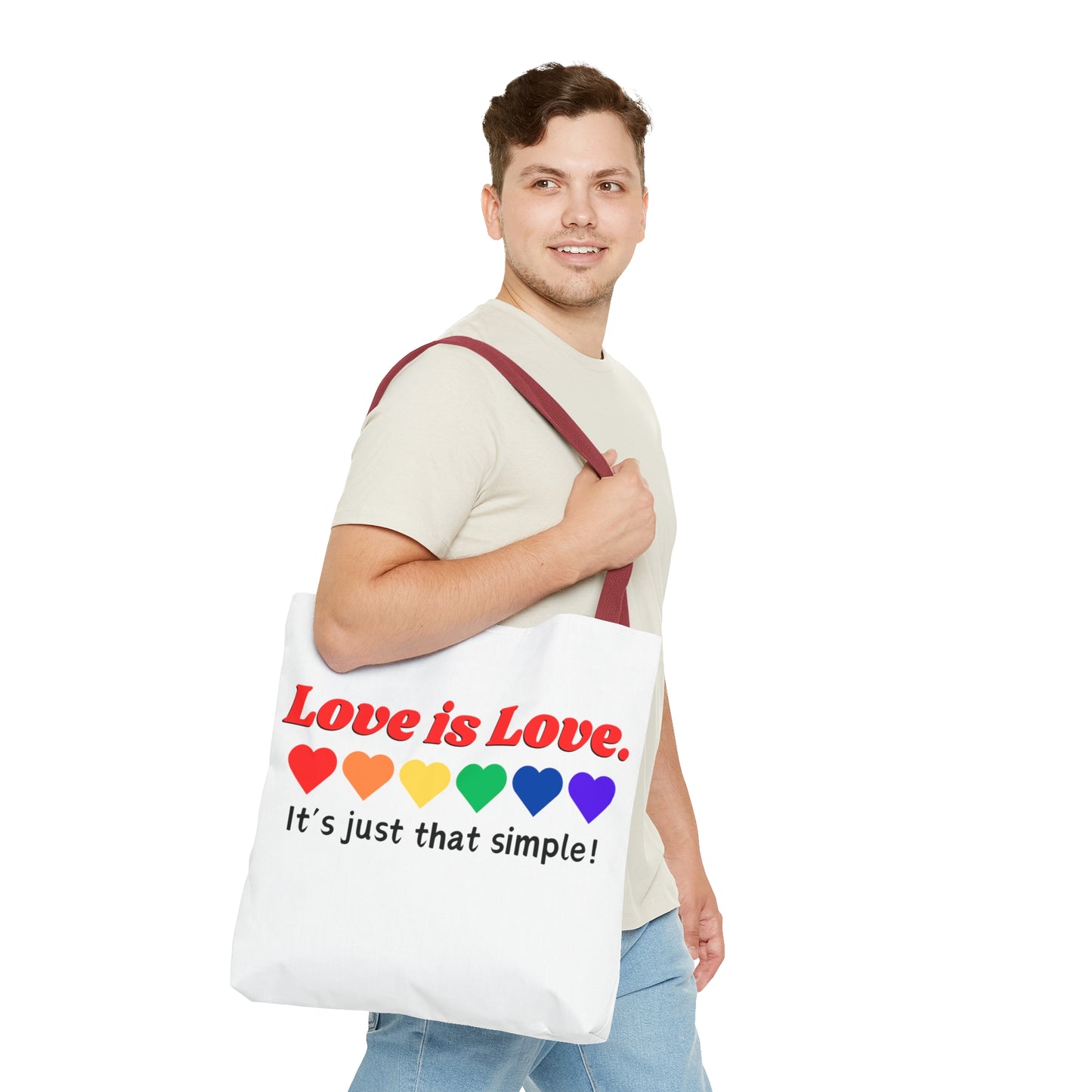 Love is Love Tote Bag (AOP)