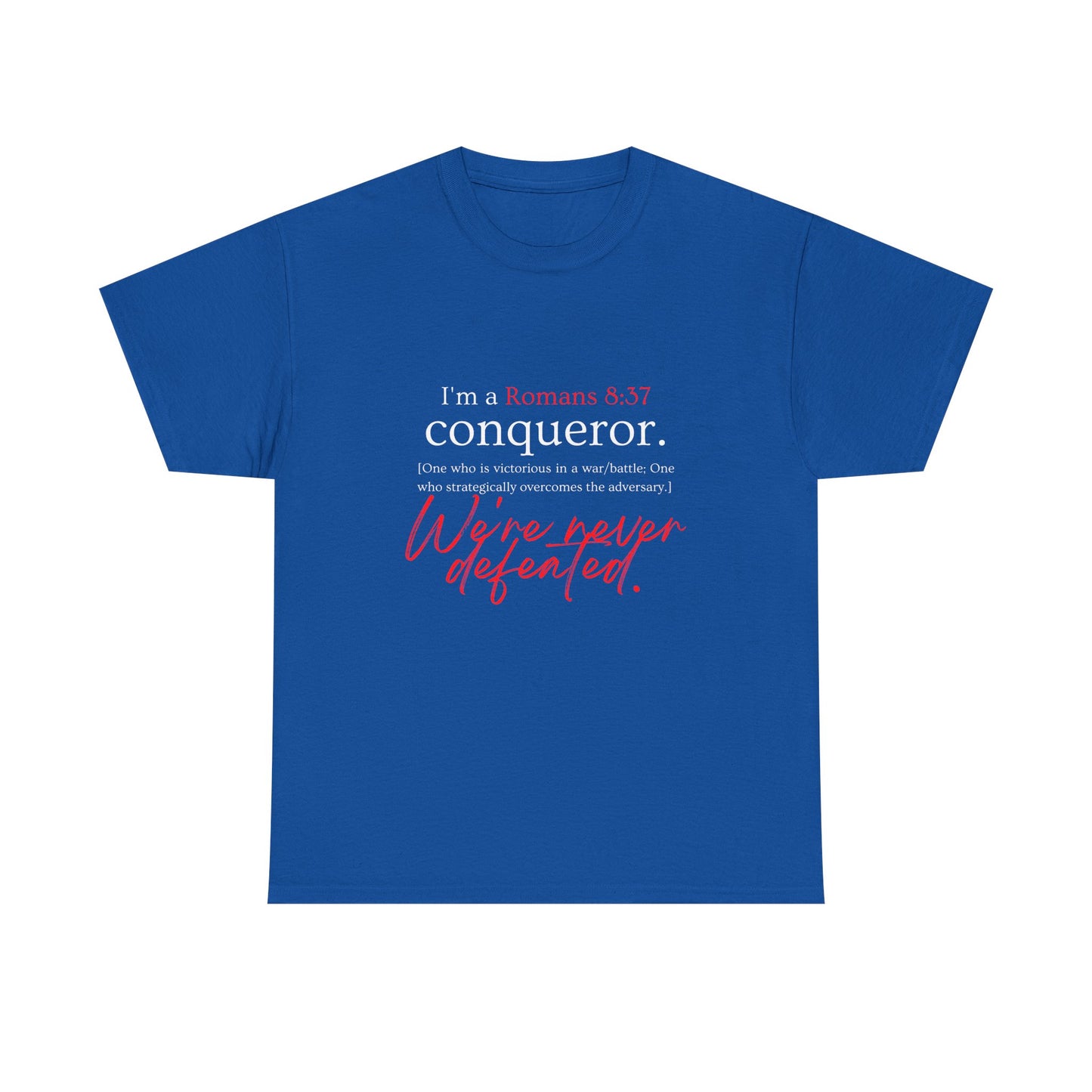 More than a Conqueror Unisex Heavy Cotton Tee