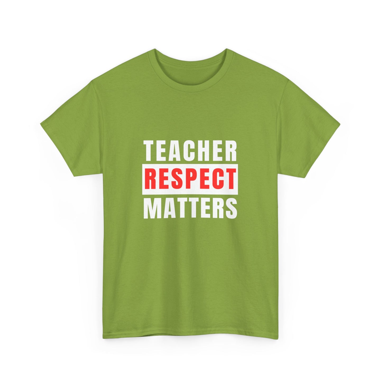 Teachers Matter Unisex Heavy Cotton Tee