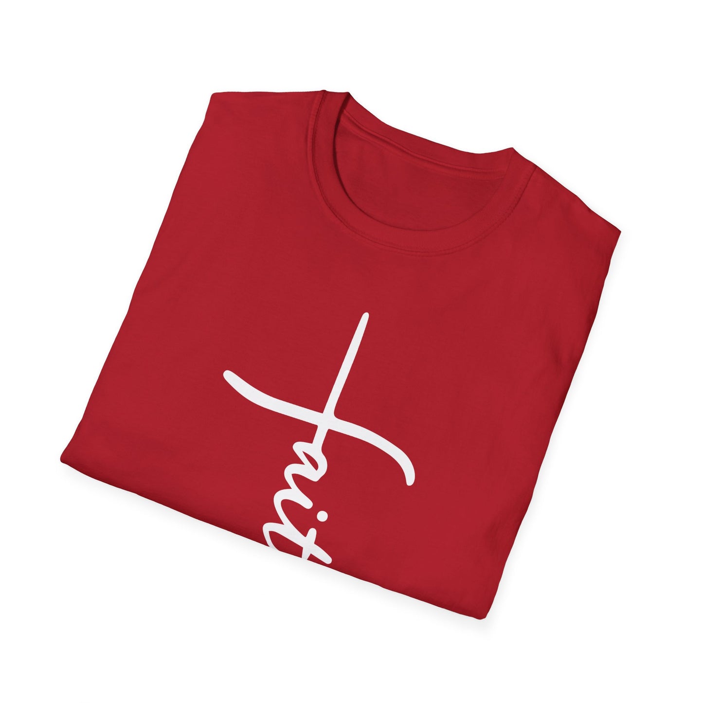 Faith Cross Unisex Softstyle T-Shirt