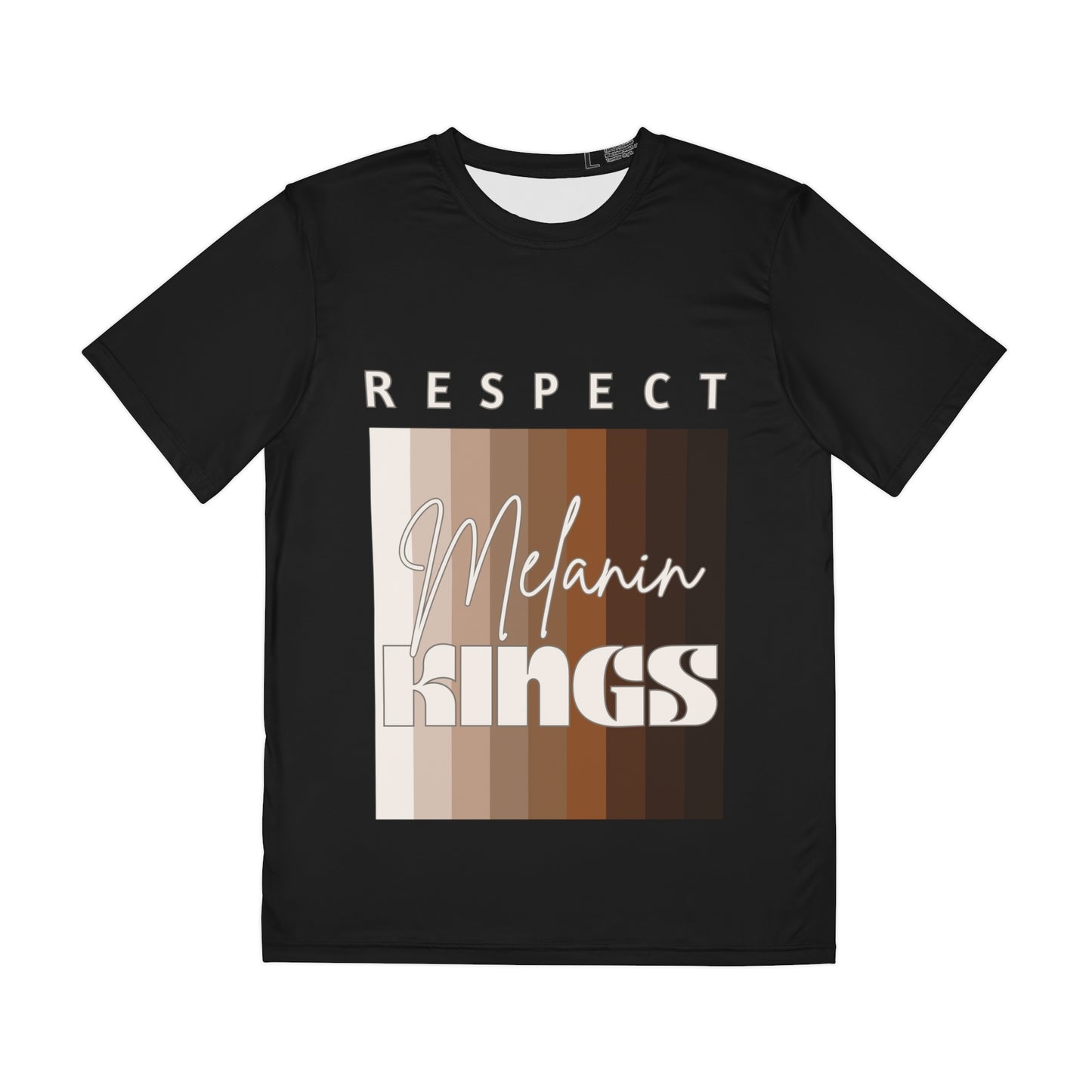 Melanin King Men's Polyester Tee (AOP)