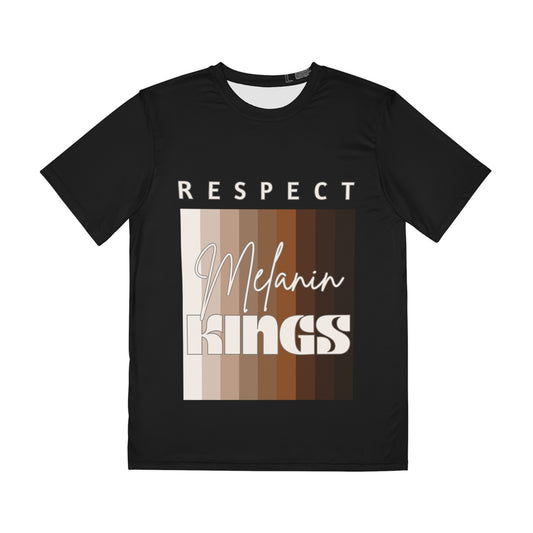 Melanin King Men's Polyester Tee (AOP)