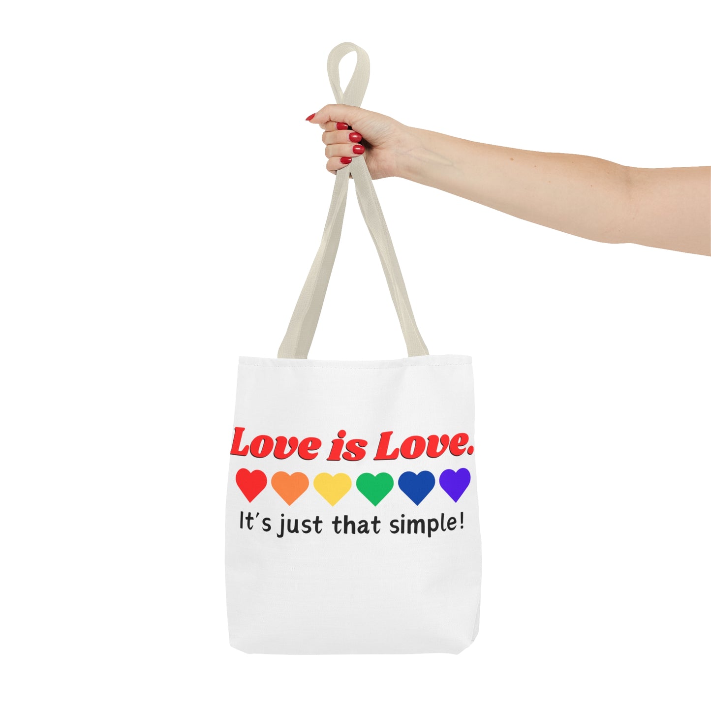 Love is Love Tote Bag (AOP)