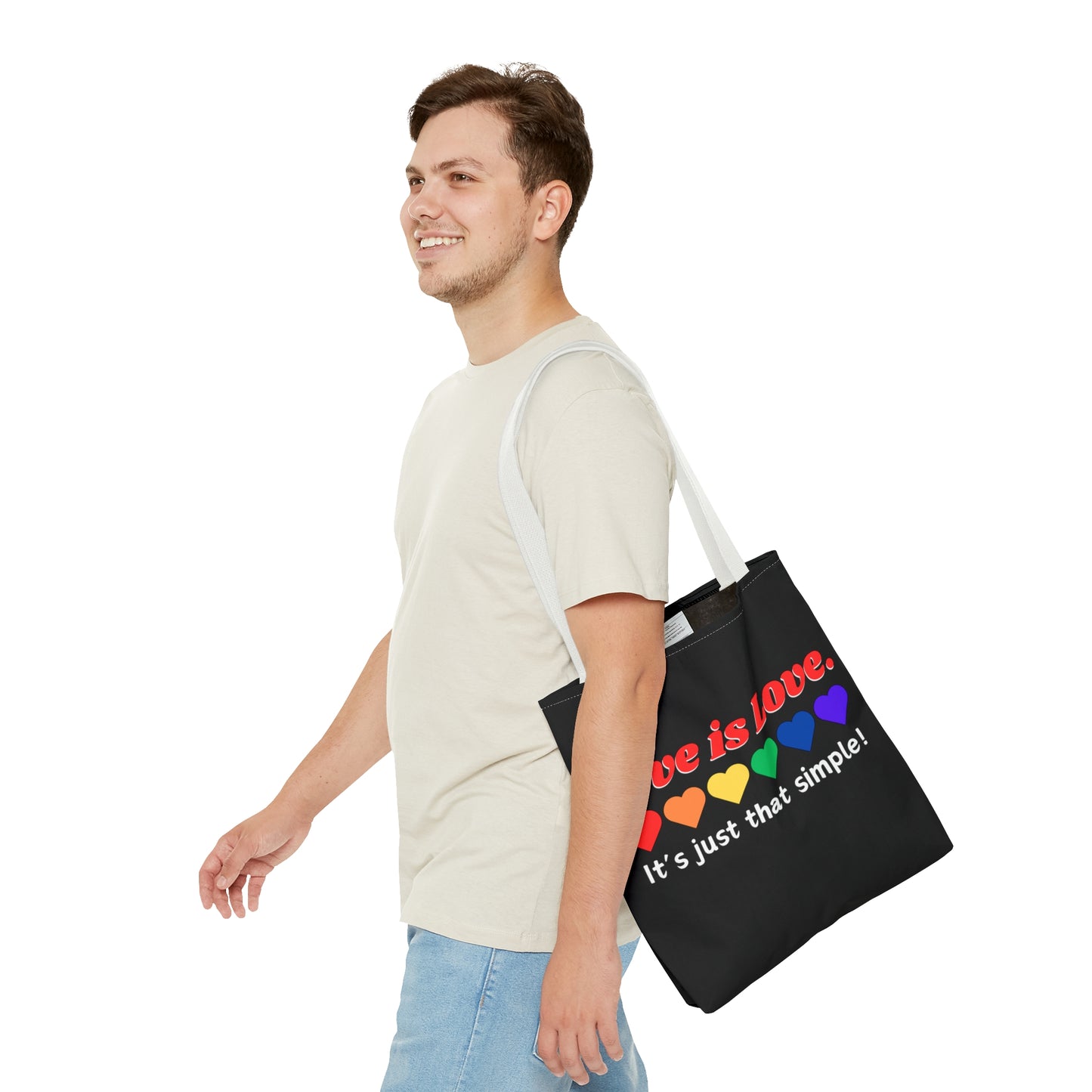 Love is Love Tote Bag (AOP)