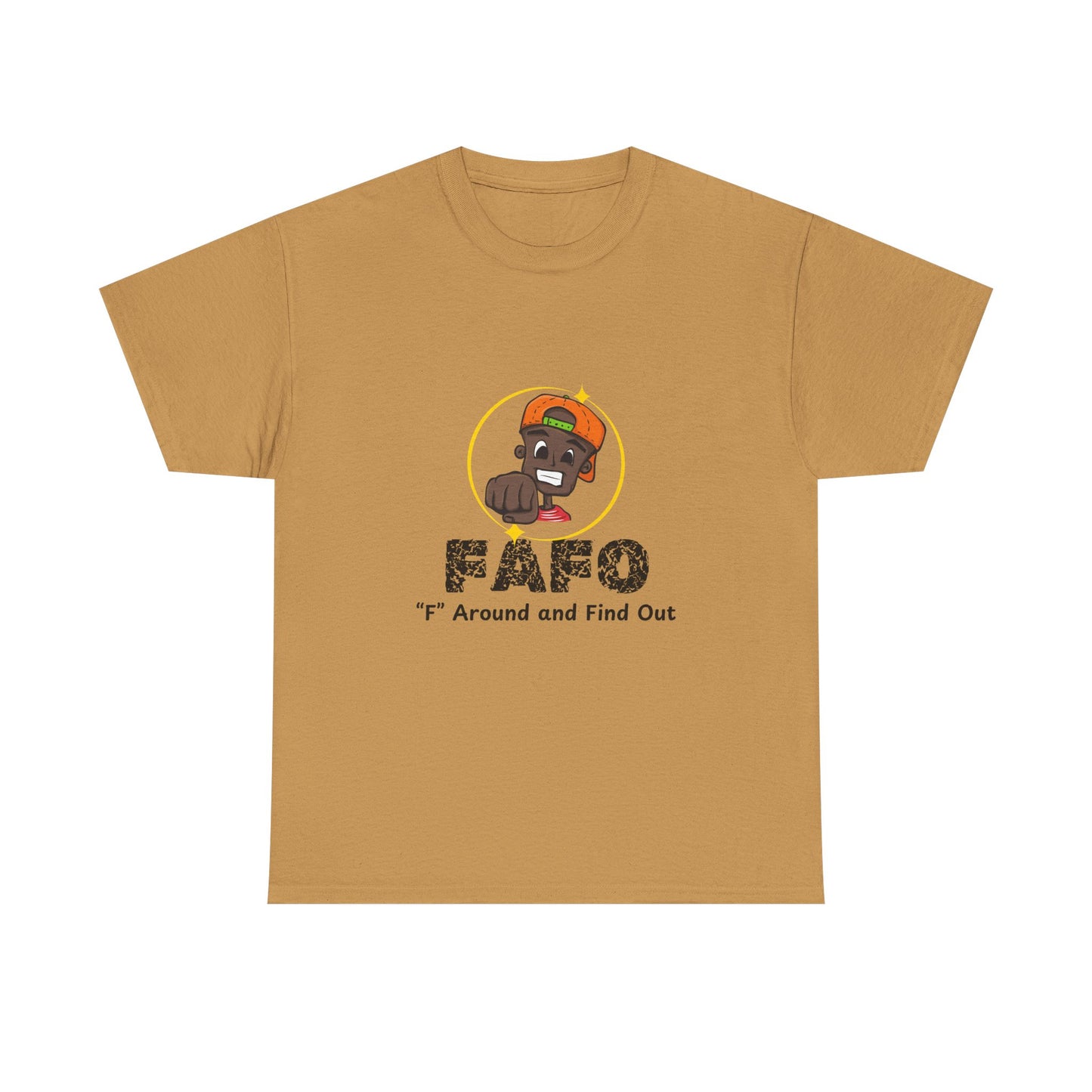 F.A.F.O. Unisex Heavy Cotton Tee - Casual Graphic T-Shirt for Fun Expression