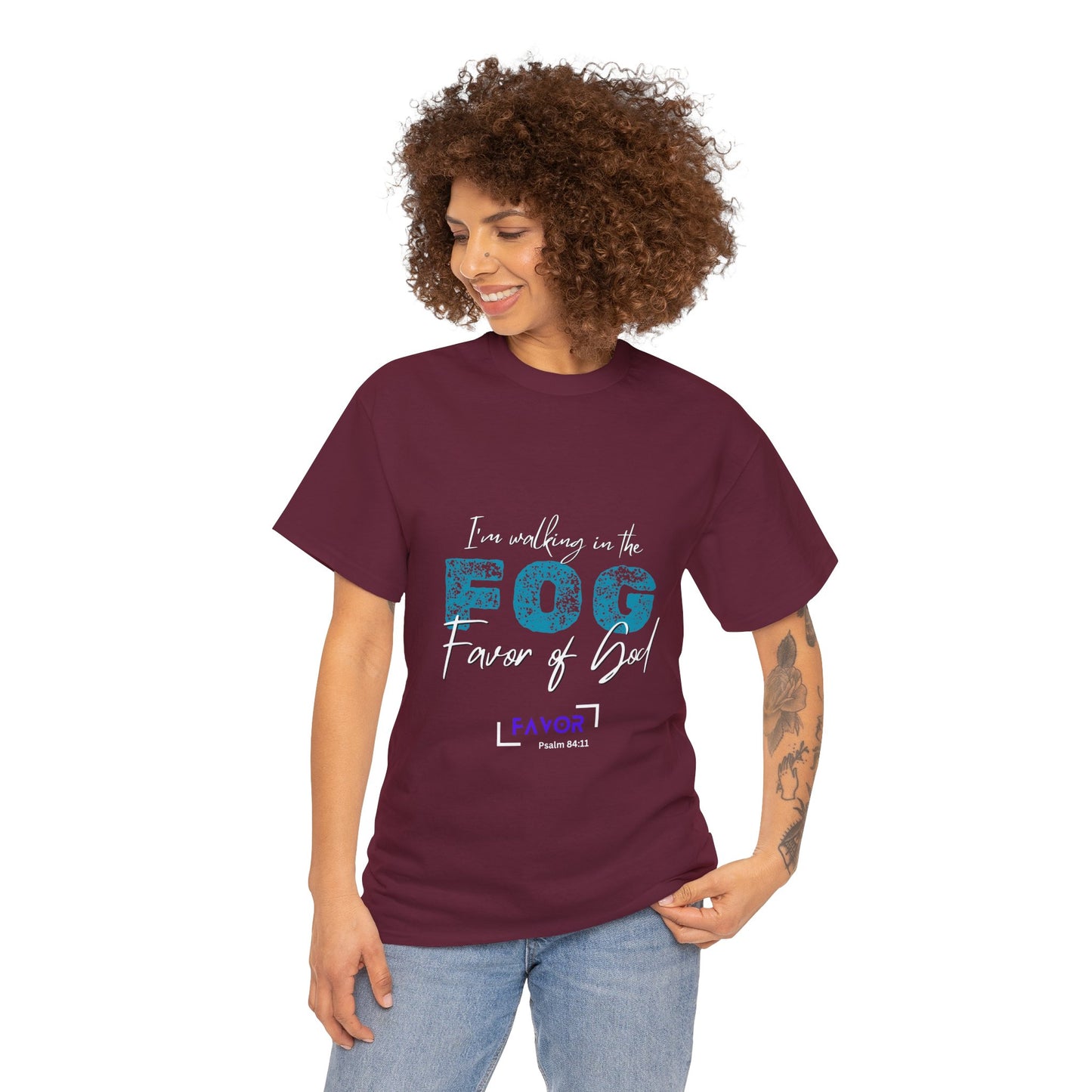 Walking in the FOG Unisex Heavy Cotton Tee