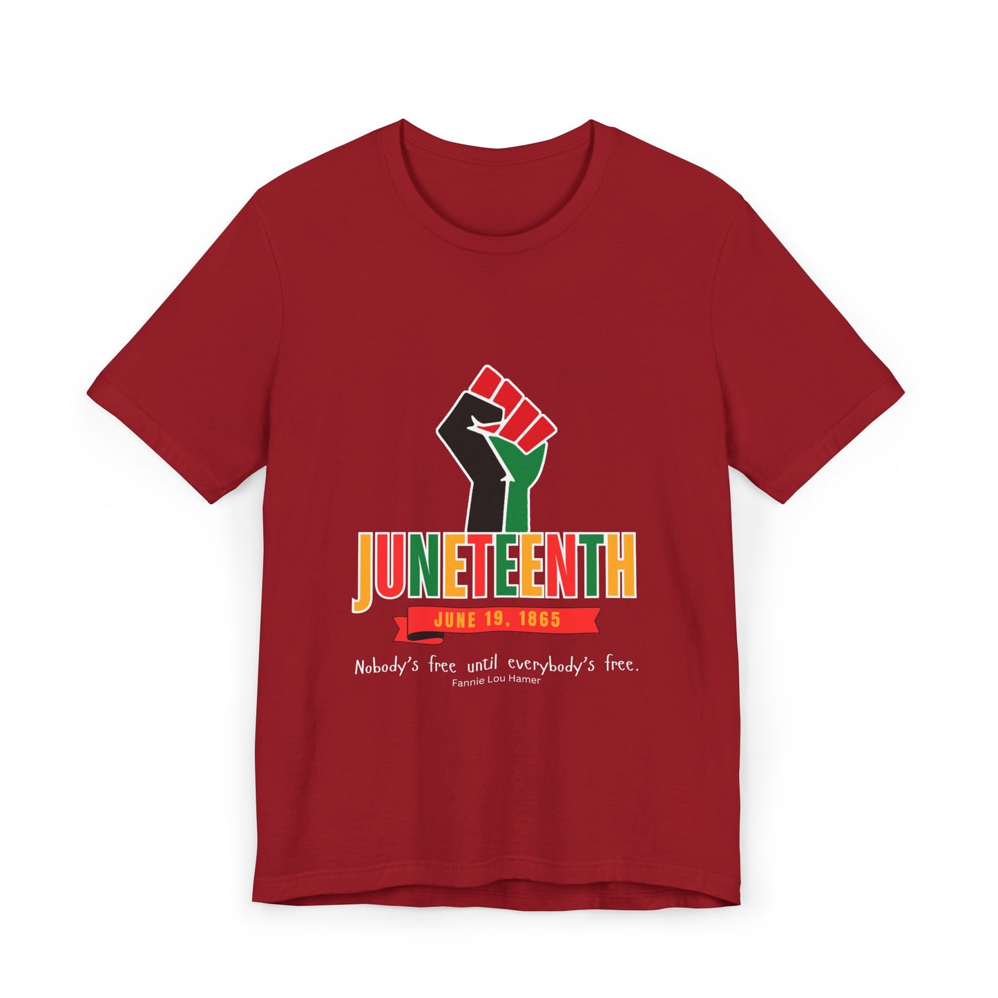 Juneteenth Unisex Jersey T-Shirt