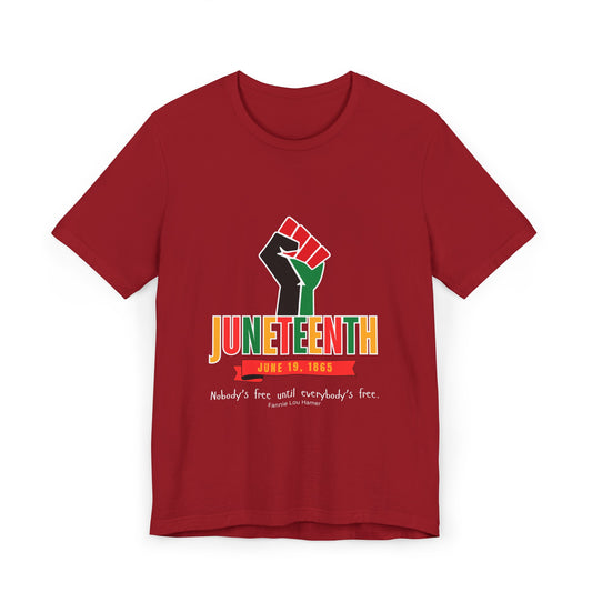 Juneteenth Unisex Jersey T-Shirt